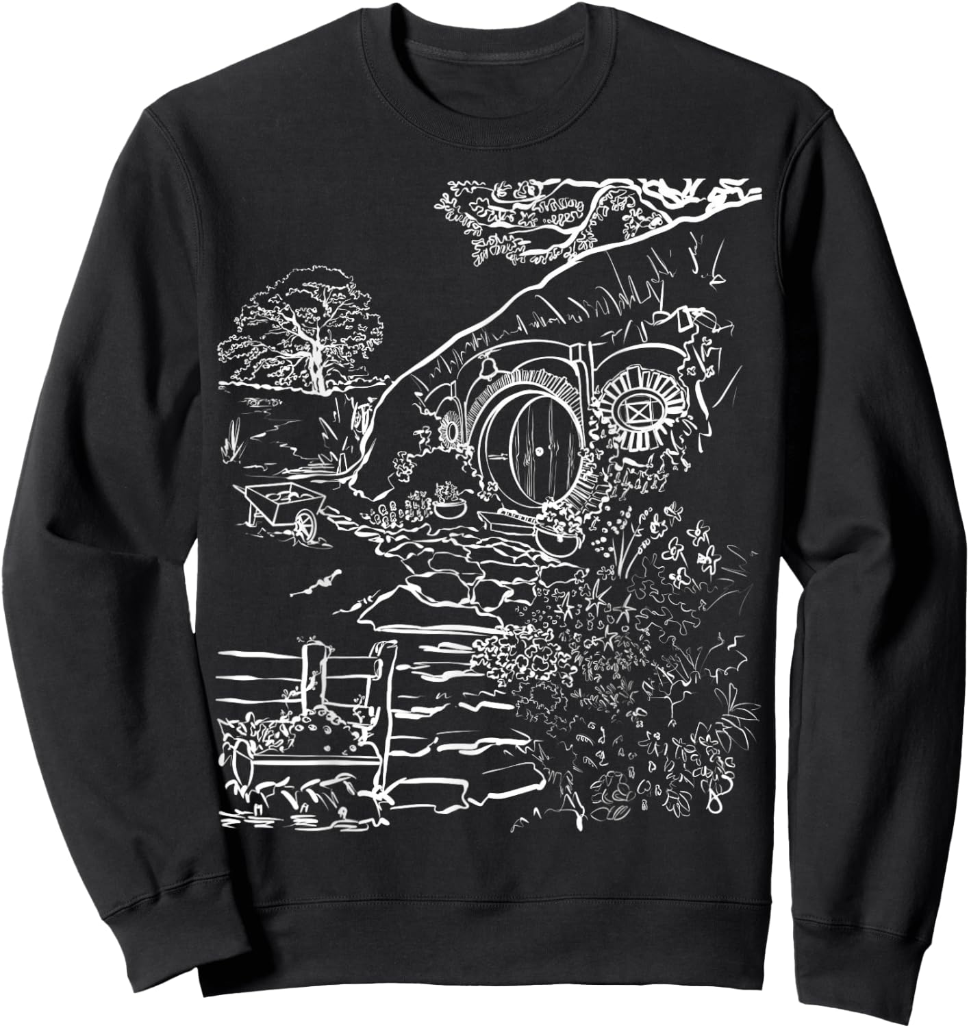 Underground Home in New Zealand Small Sweatshirt - Sweatshirt | Black