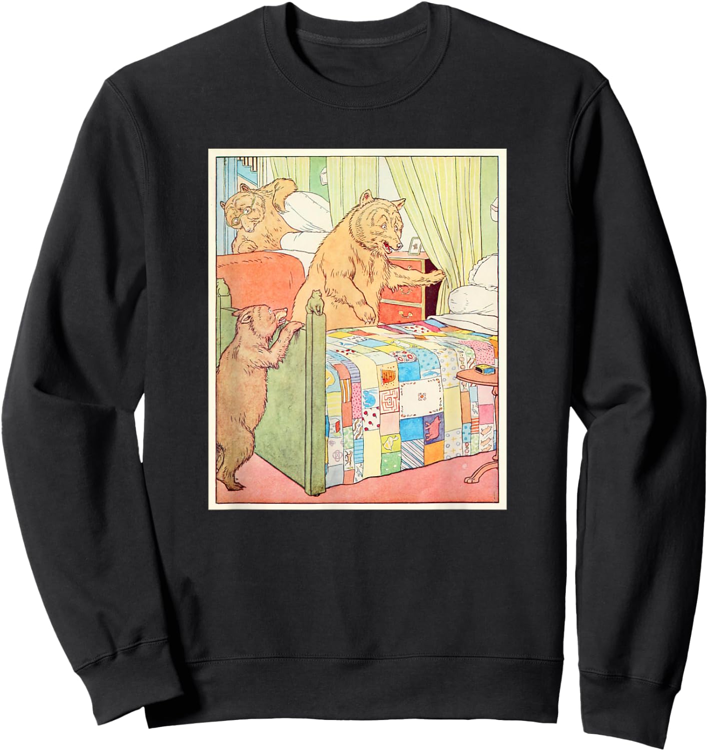 Goldilocks and The Three Bears - Someone Sleeping in Our Bed Sweatshirt - Sweatshirt | Black
