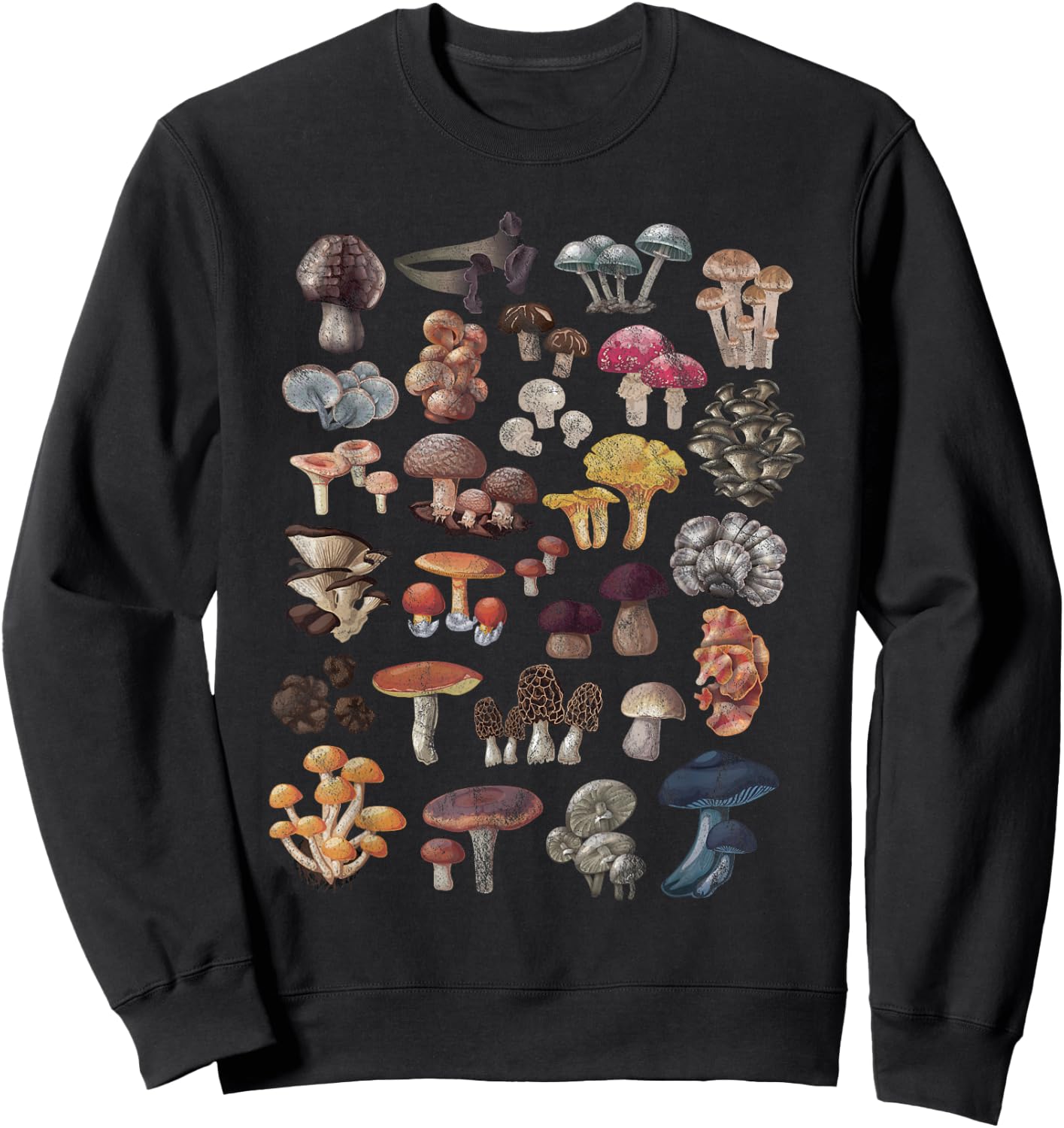 Mushroom Season Mycology Fungi Foraging Mushroom Lover Sweatshirt - Sweatshirt | Black