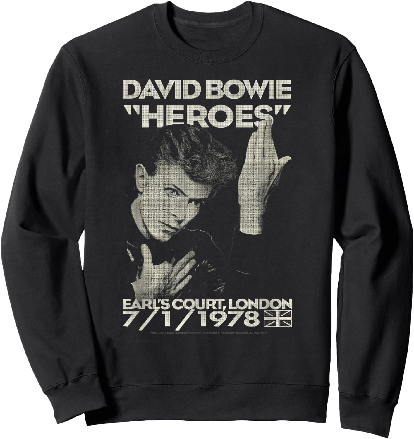 David Bowie - Earl's Court Sweatshirt - Sweatshirt | Black