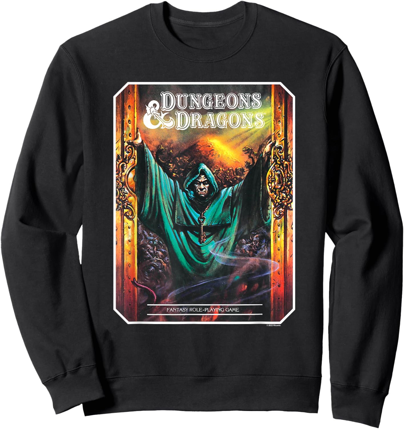 Dungeons & Dragons Vintage Dungeon Master's Guide Sweatshirt - Sweatshirt | Black