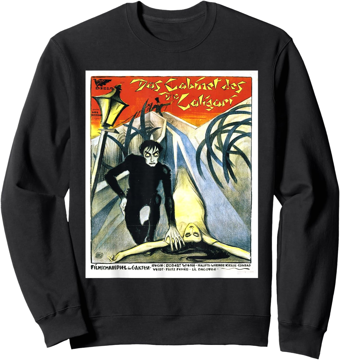 The Cabinet of Dr. Caligari poster Sweatshirt - Sweatshirt | Black