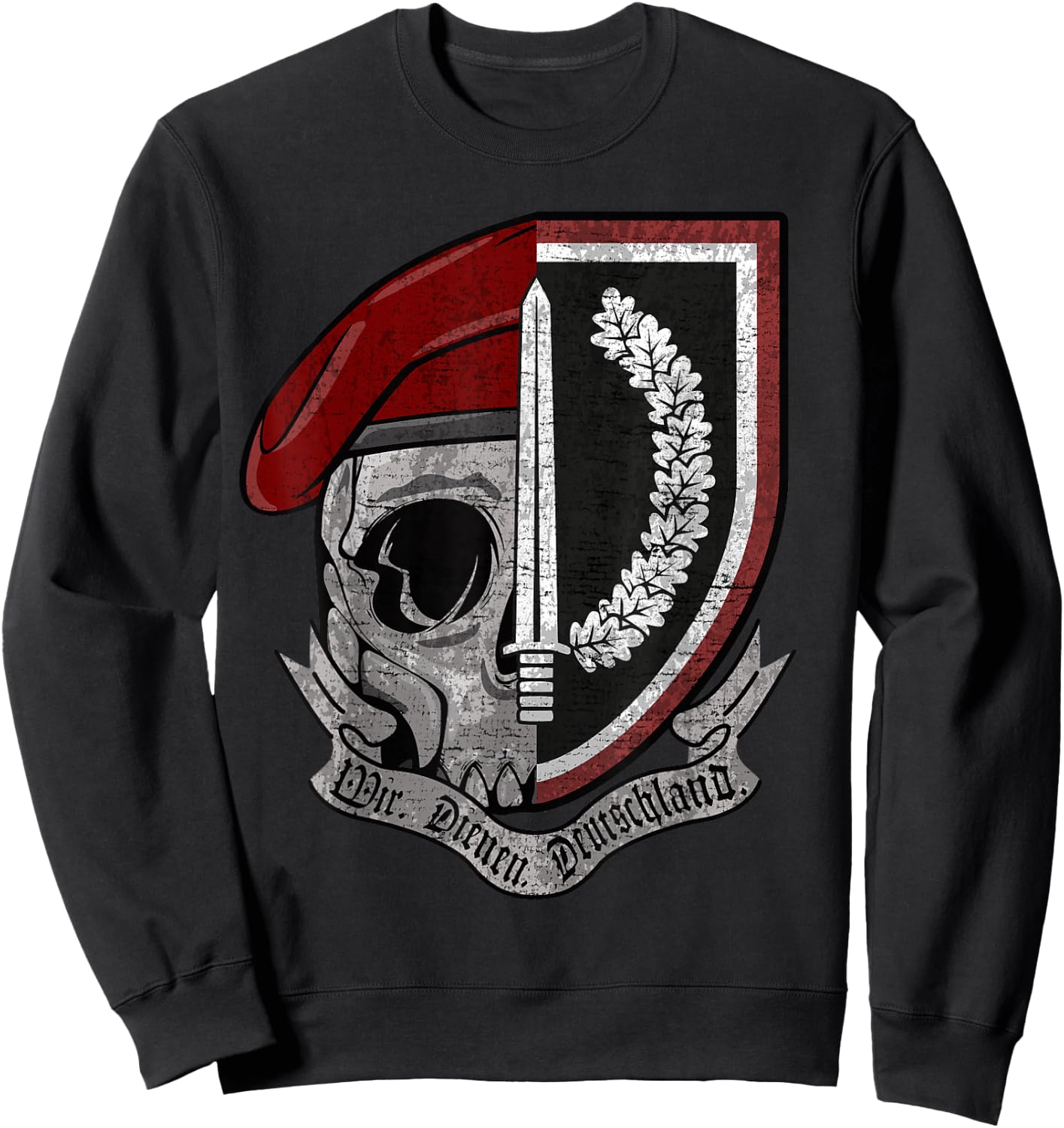German KSK Special Force Kommando Spezialkräfte Bundeswehr Sweatshirt - Sweatshirt | Black
