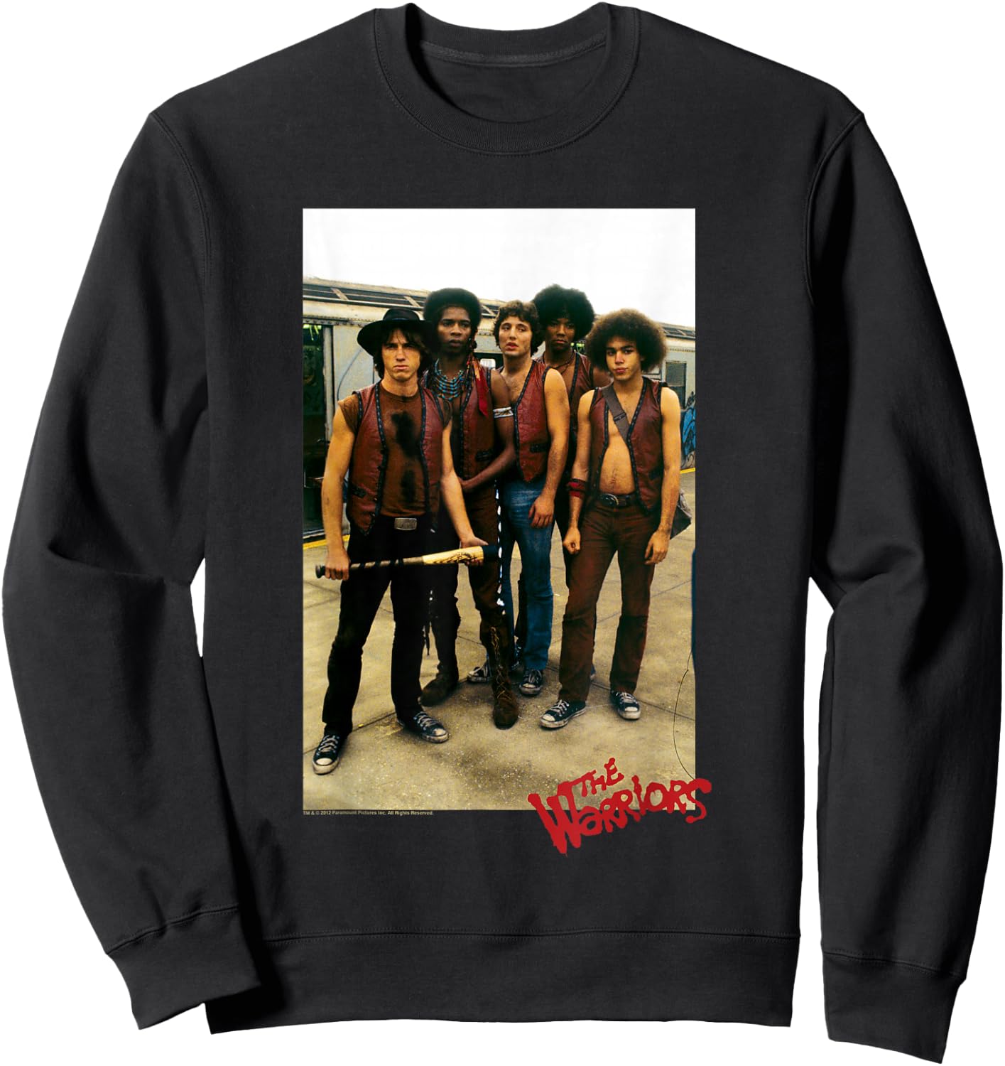 Warriors Old Film Sweatshirt - Sweatshirt | Black