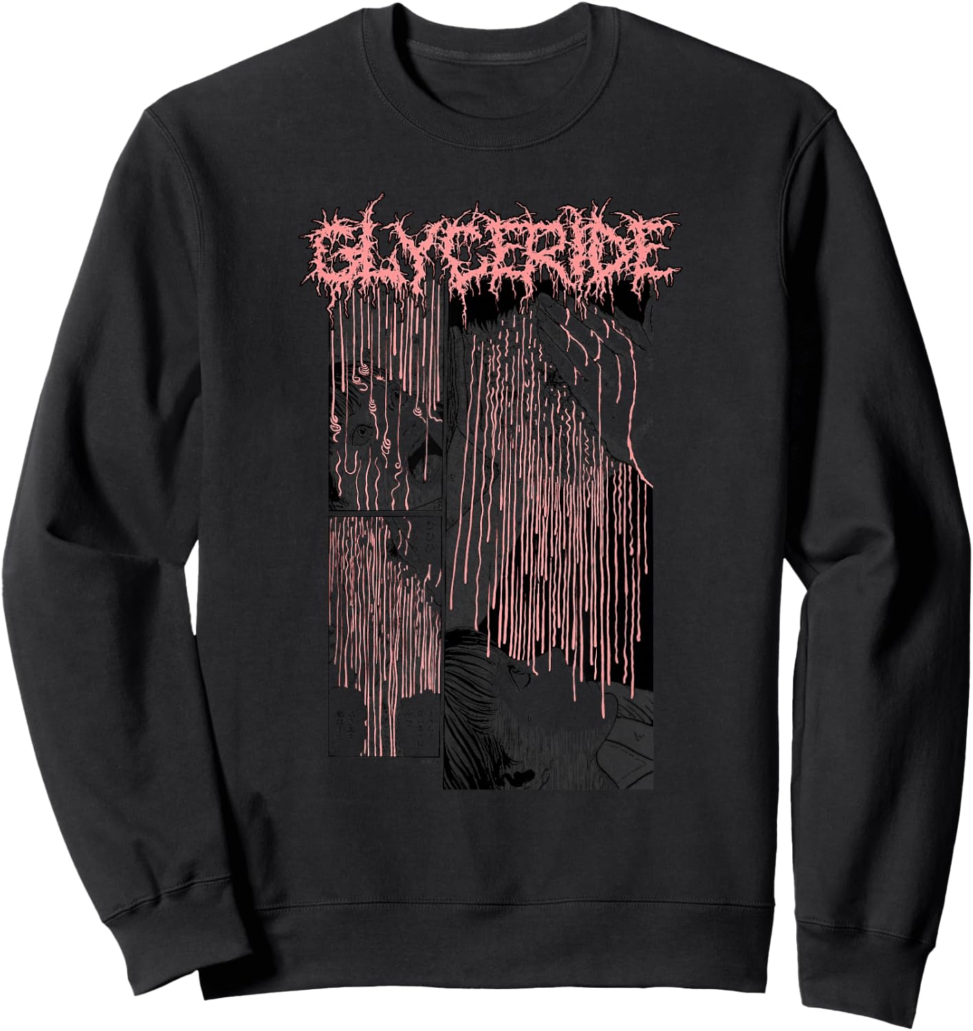 Junji Ito Glyceride Sweatshirt - Sweatshirt | Black