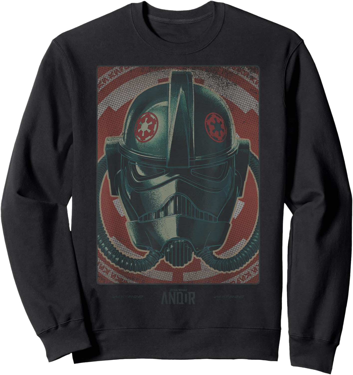Star Wars Andor Imperial Pilot Helmet Badge Sweatshirt - Sweatshirt | Black
