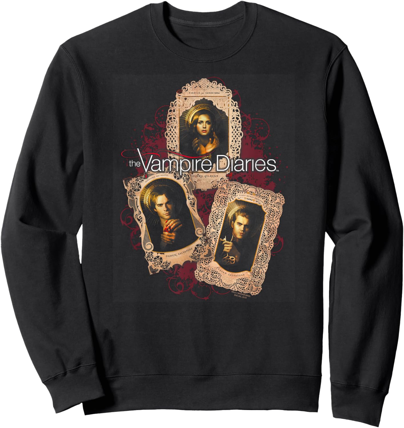 Vampire Diaries Holy Cards T Shirt Sweatshirt - Sweatshirt | Black