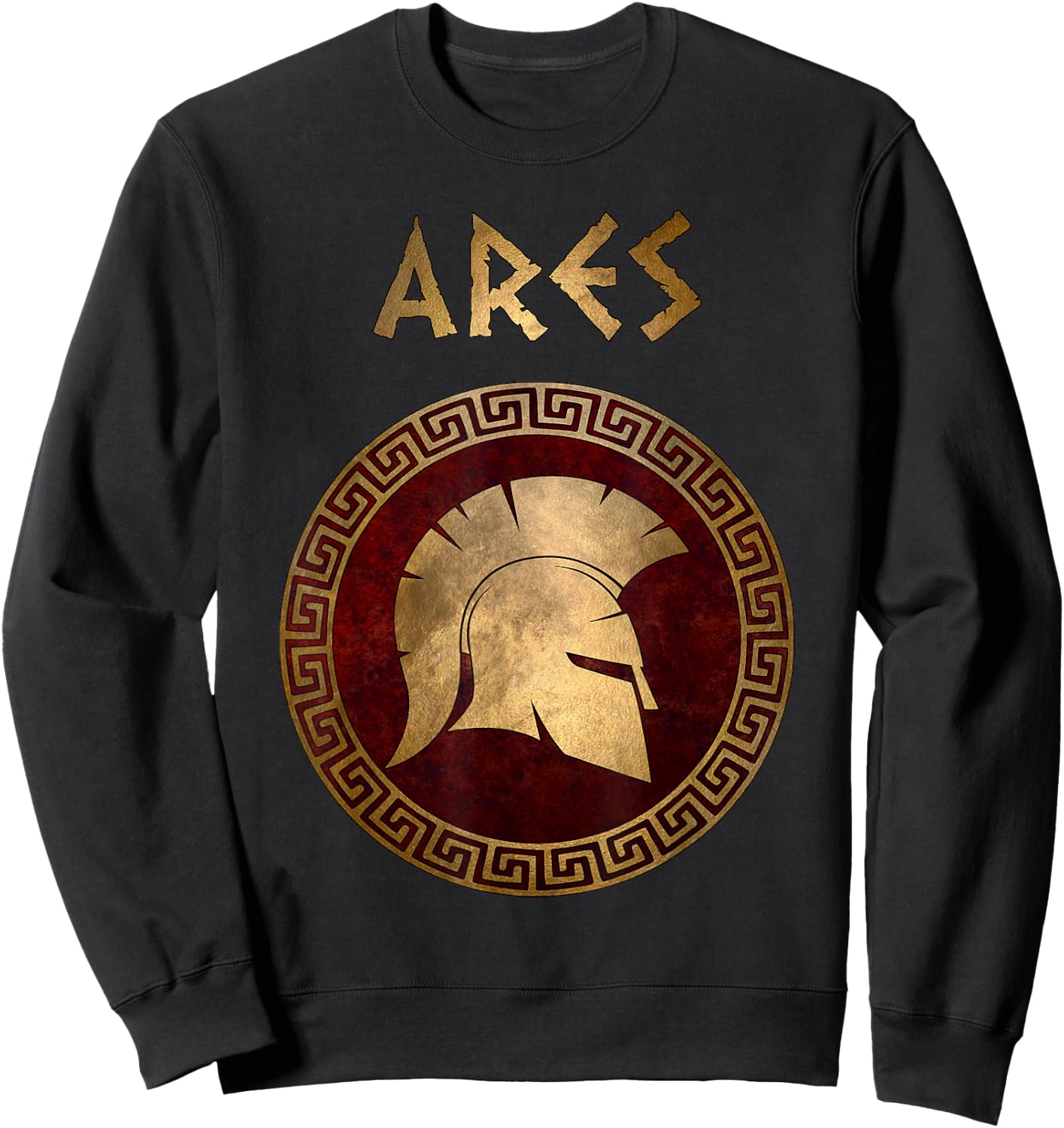 Ares Ancient Greek God Sweatshirt - Sweatshirt | Black