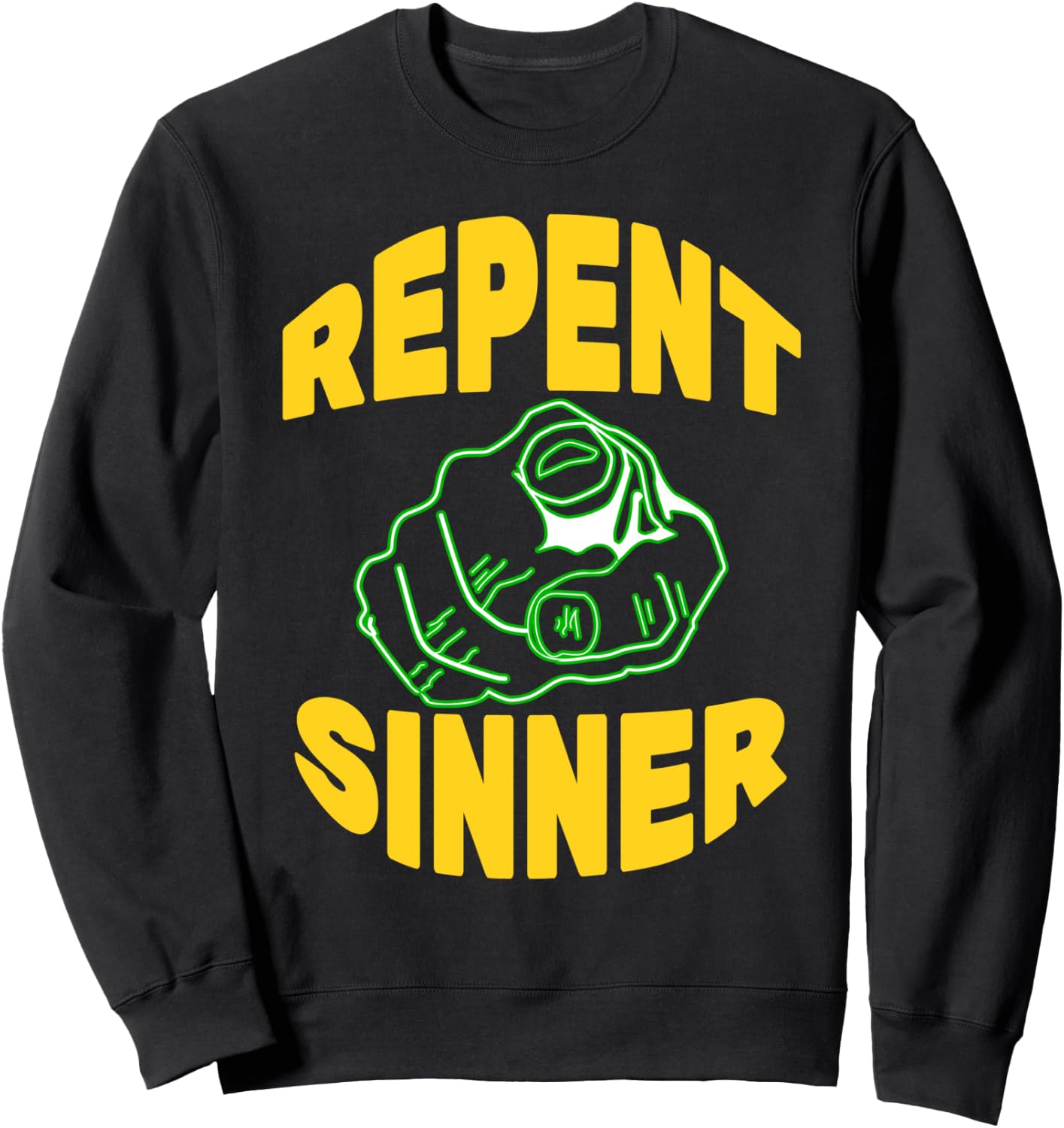 Repent Sinner Sweatshirt - Sweatshirt | Black