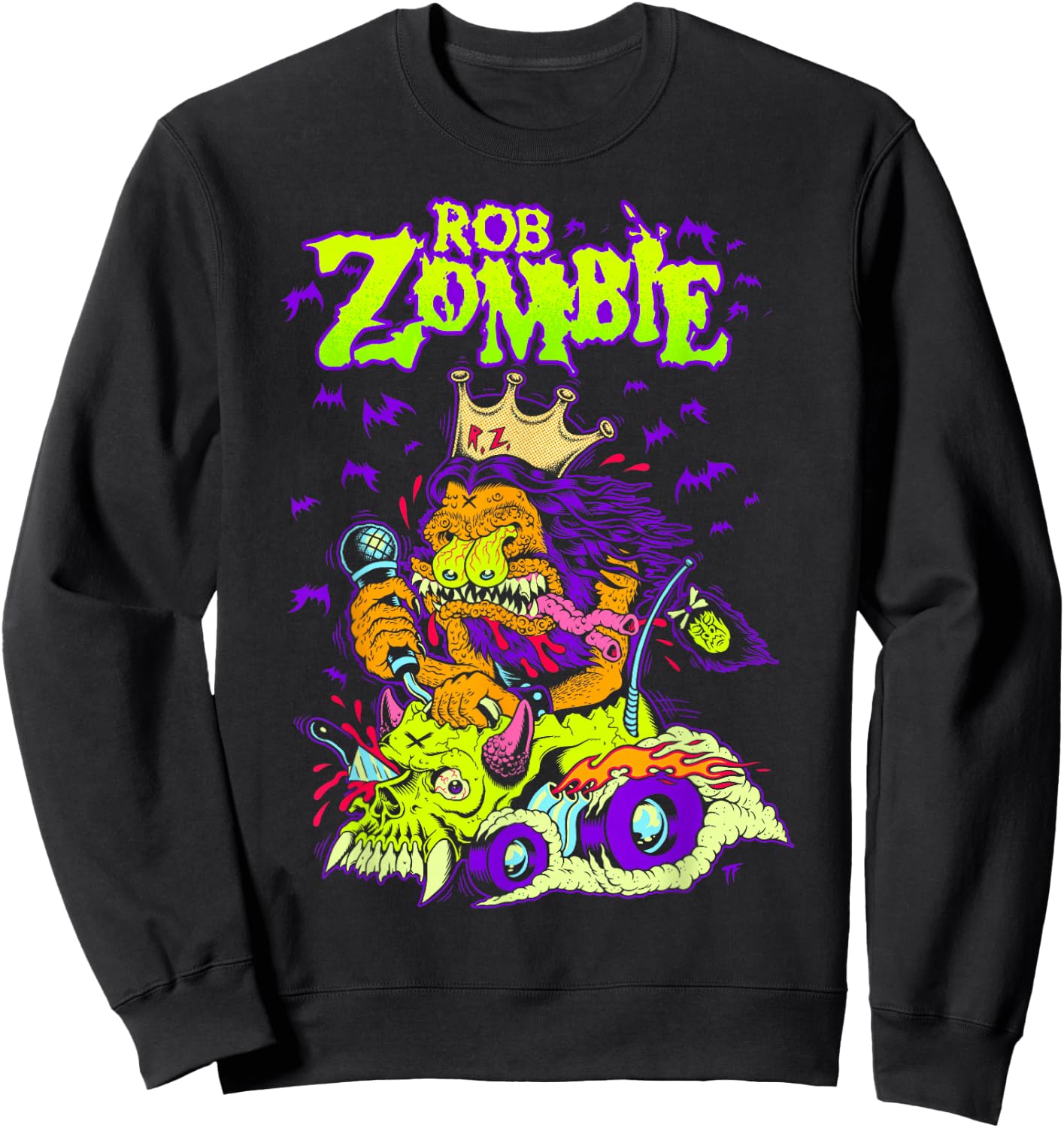 Rob Zombie – King Freak Sweatshirt - Sweatshirt | Black