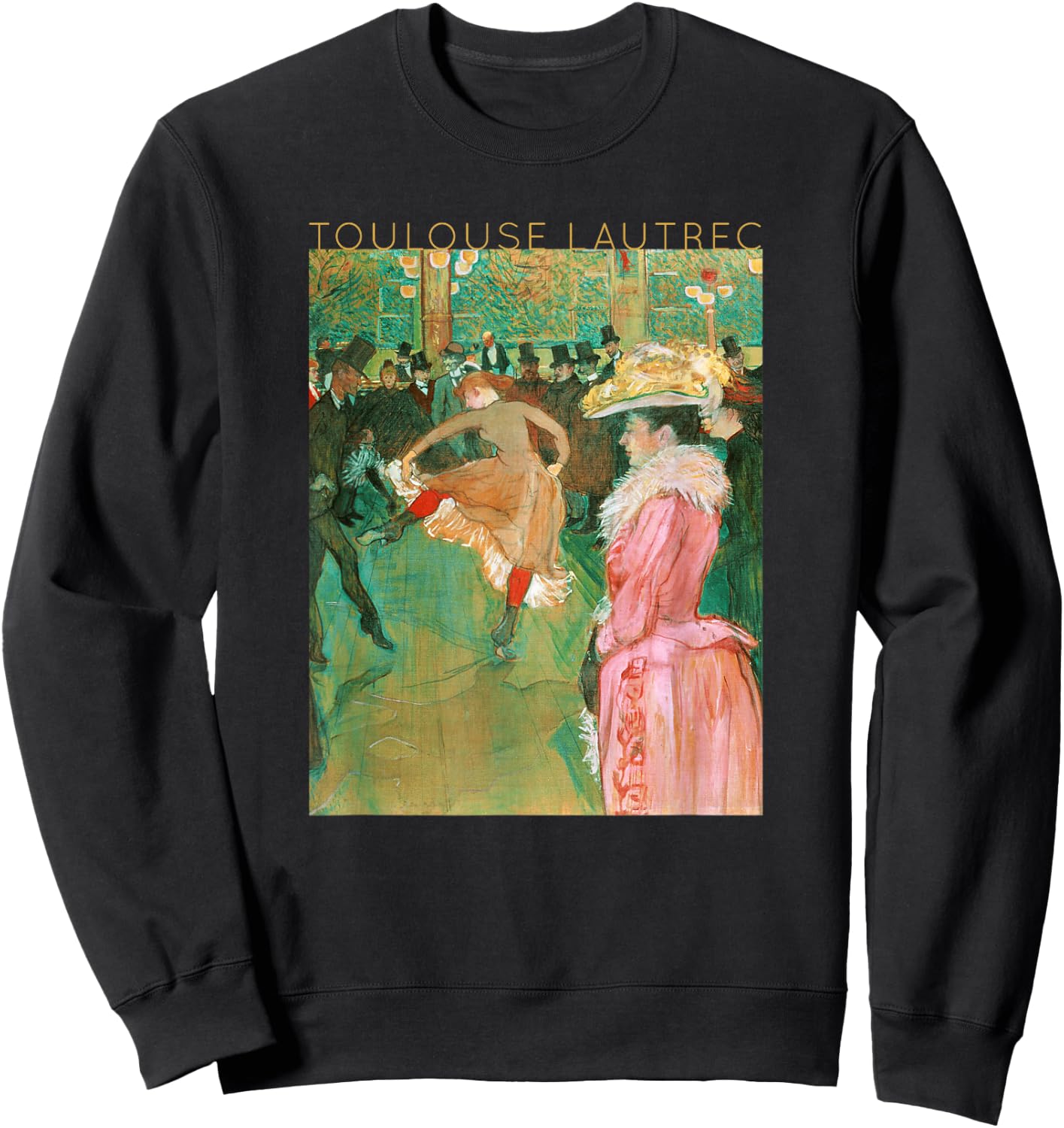 Toulouse Lautrec The Dance for Artists Sweatshirt - Sweatshirt | Black