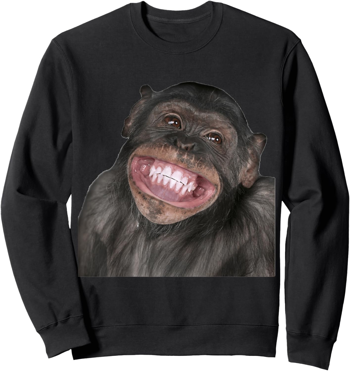 Cute / Funny Monkey For Boys/Girls/Men & Women Sweatshirt - Sweatshirt | Black