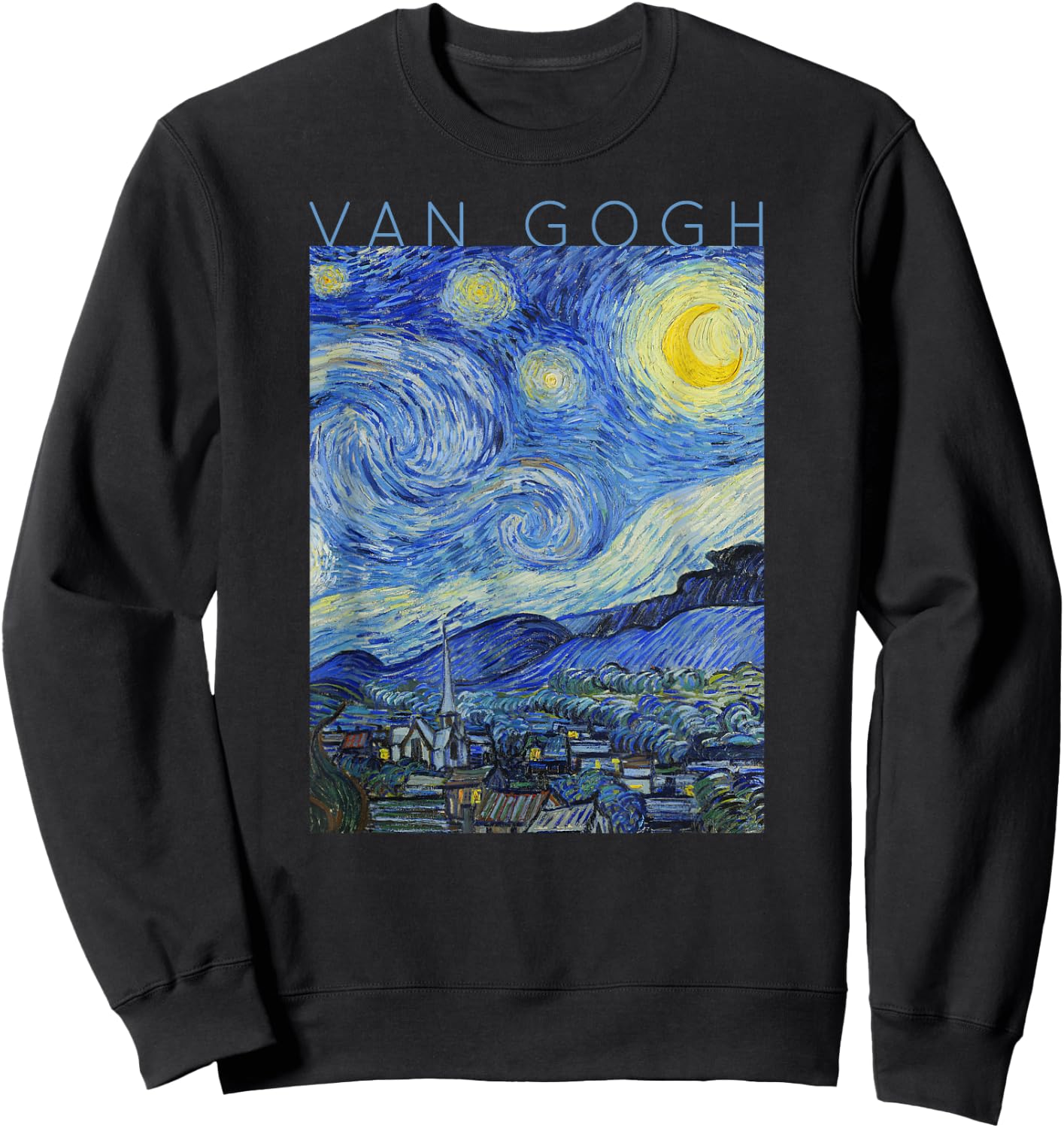 Van Gogh Starry Night - Art for Artists Sweatshirt - Sweatshirt | Black