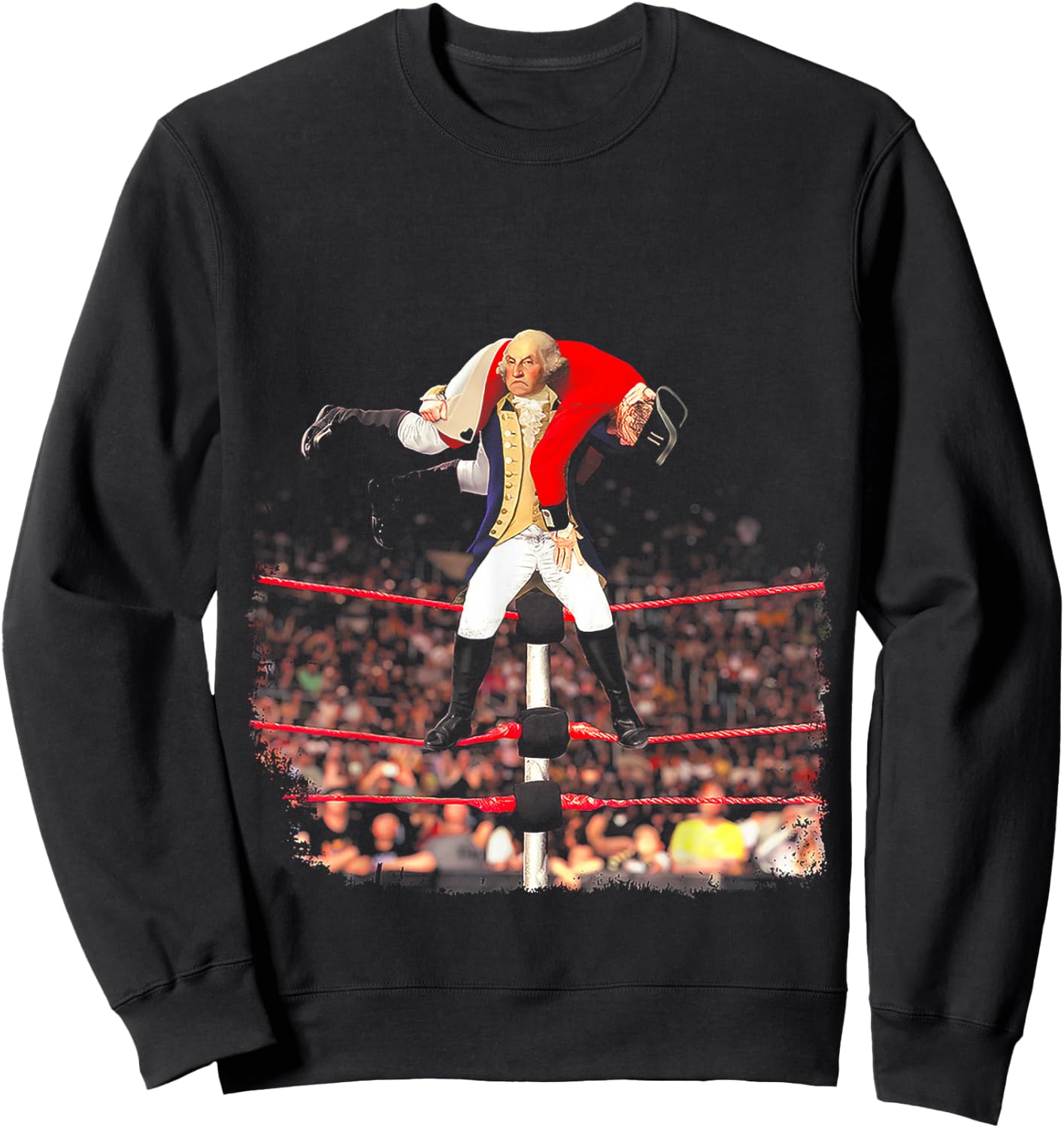 George Washington Wrestling Sweatshirt - Sweatshirt | Black