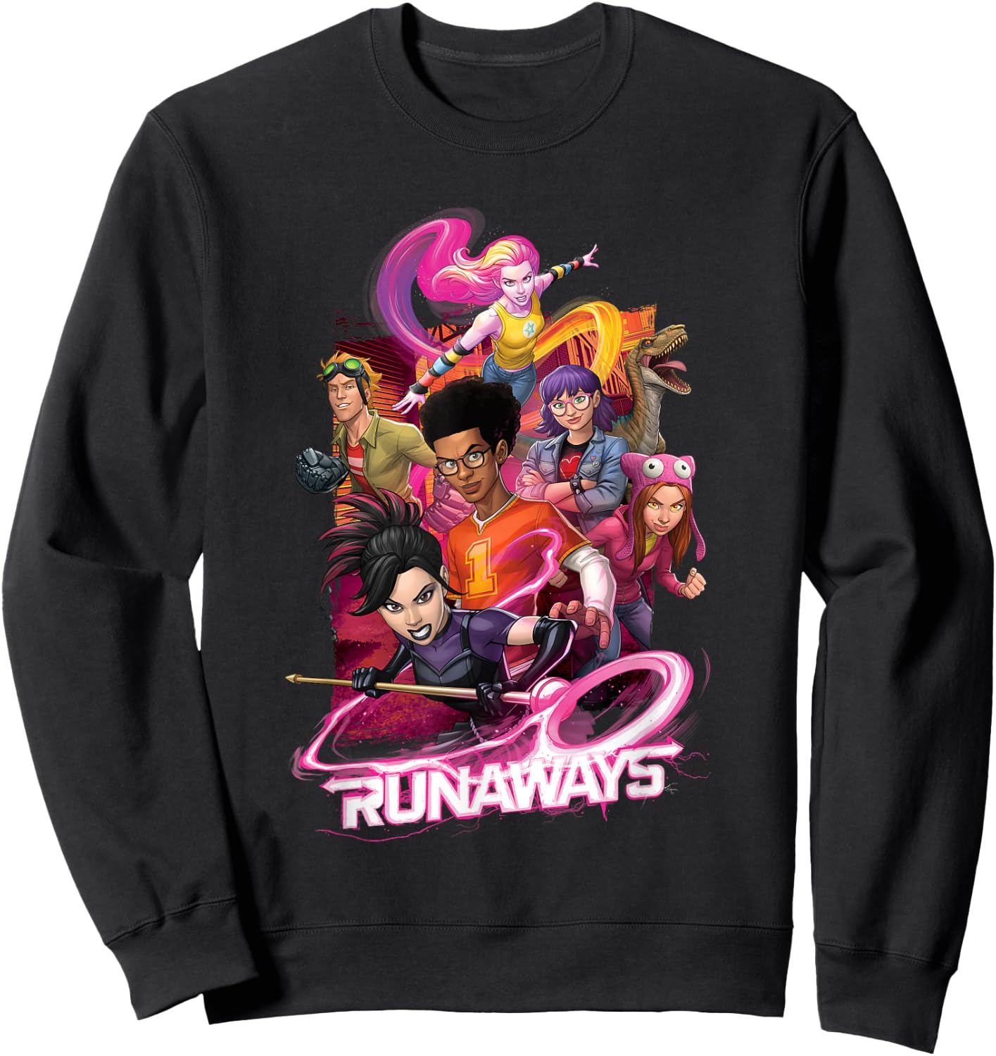 Marvel Meet the Runaways Sweatshirt - Sweatshirt | Black