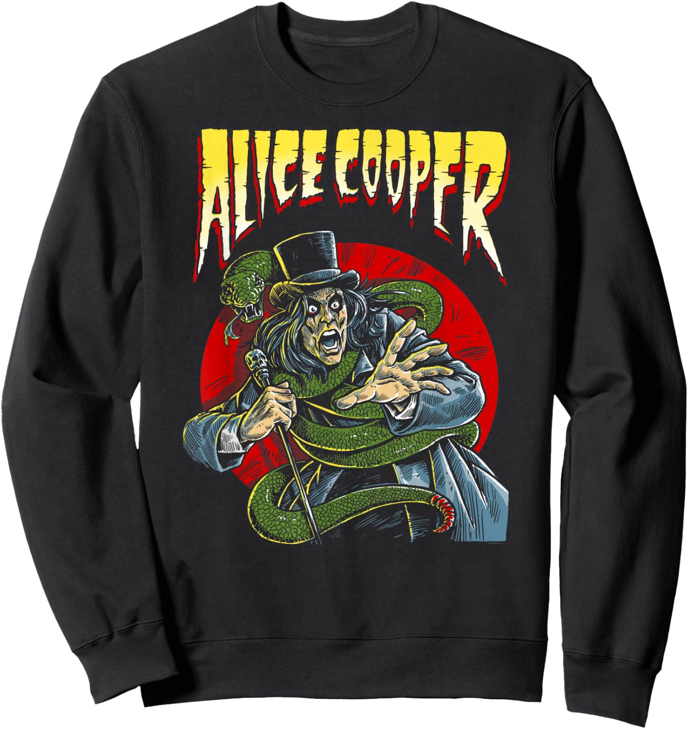 Alice Cooper – Comic Book Sweatshirt - Sweatshirt | Black