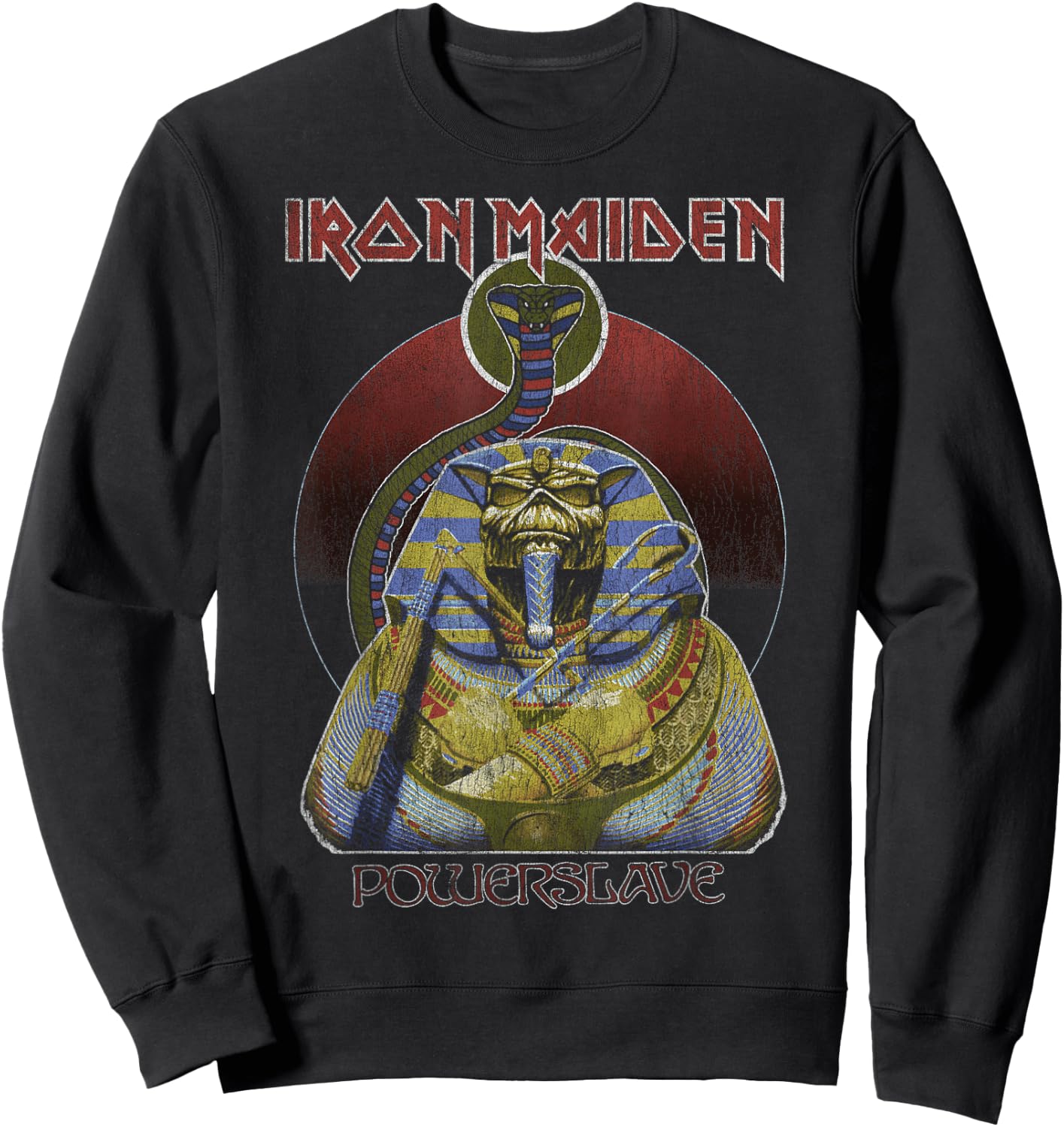 Iron Maiden - Sarcophagus Muted Vintage Sweatshirt - Sweatshirt | Black