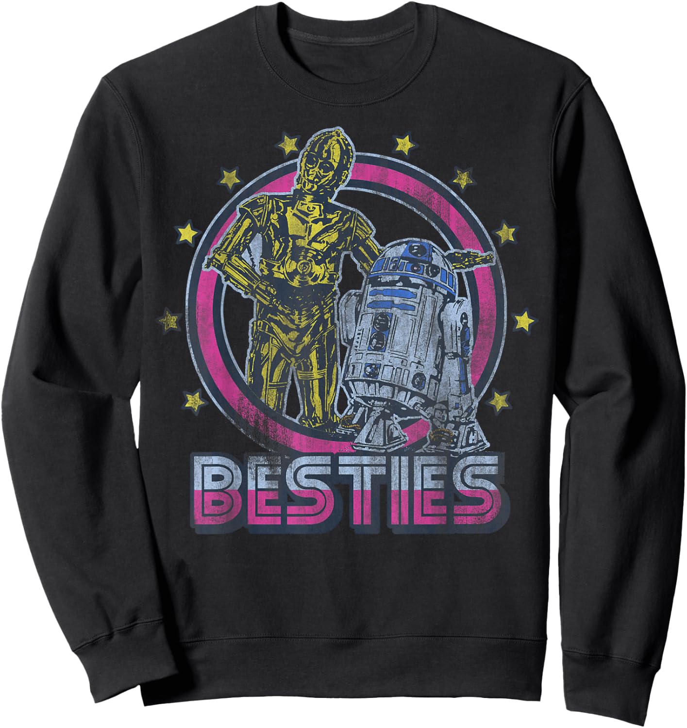 Star Wars The Best Of Besties Sweatshirt - Sweatshirt | Black