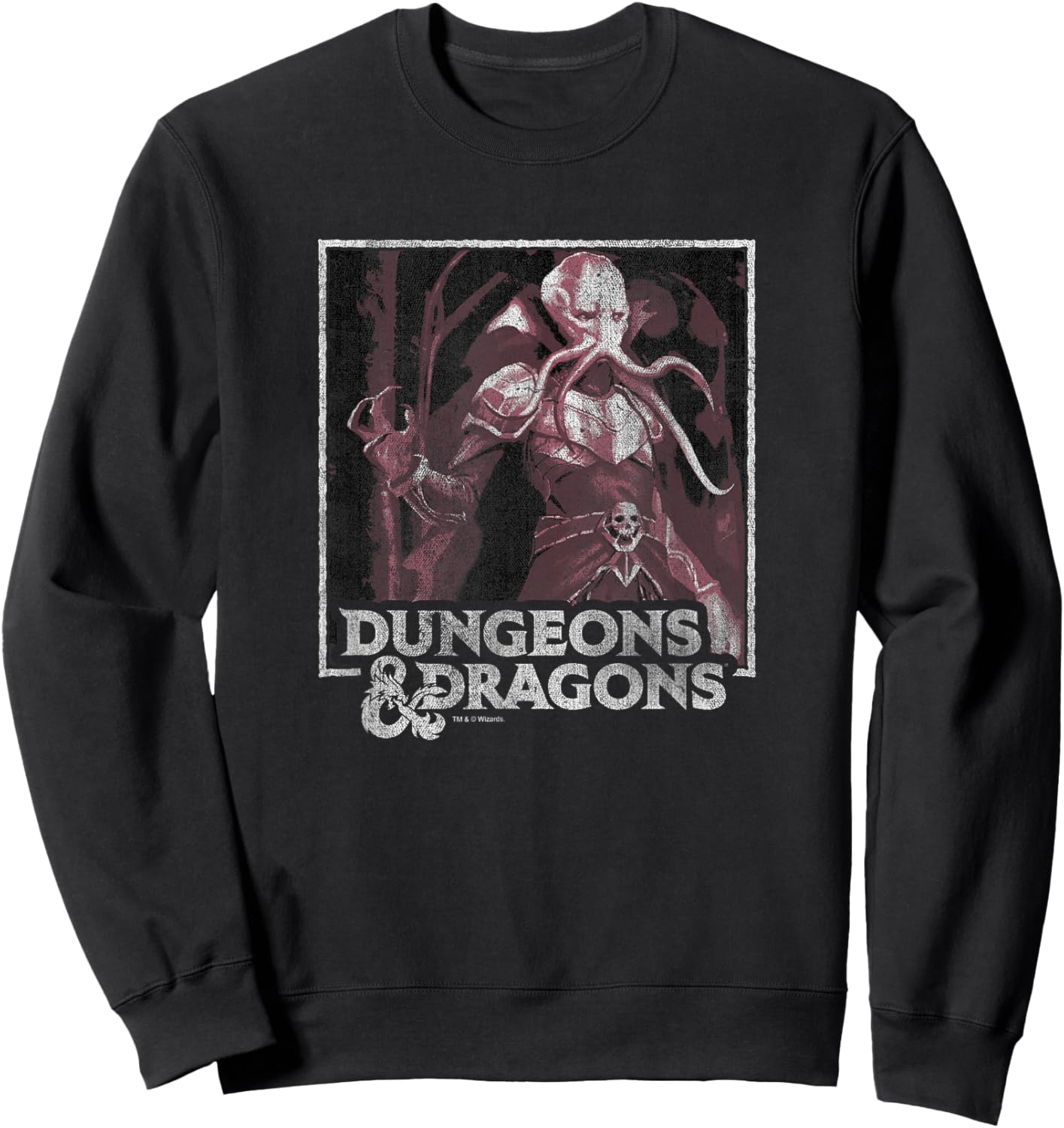 Dungeons & Dragons MindFlayer Box Up Sweatshirt - Sweatshirt | Black