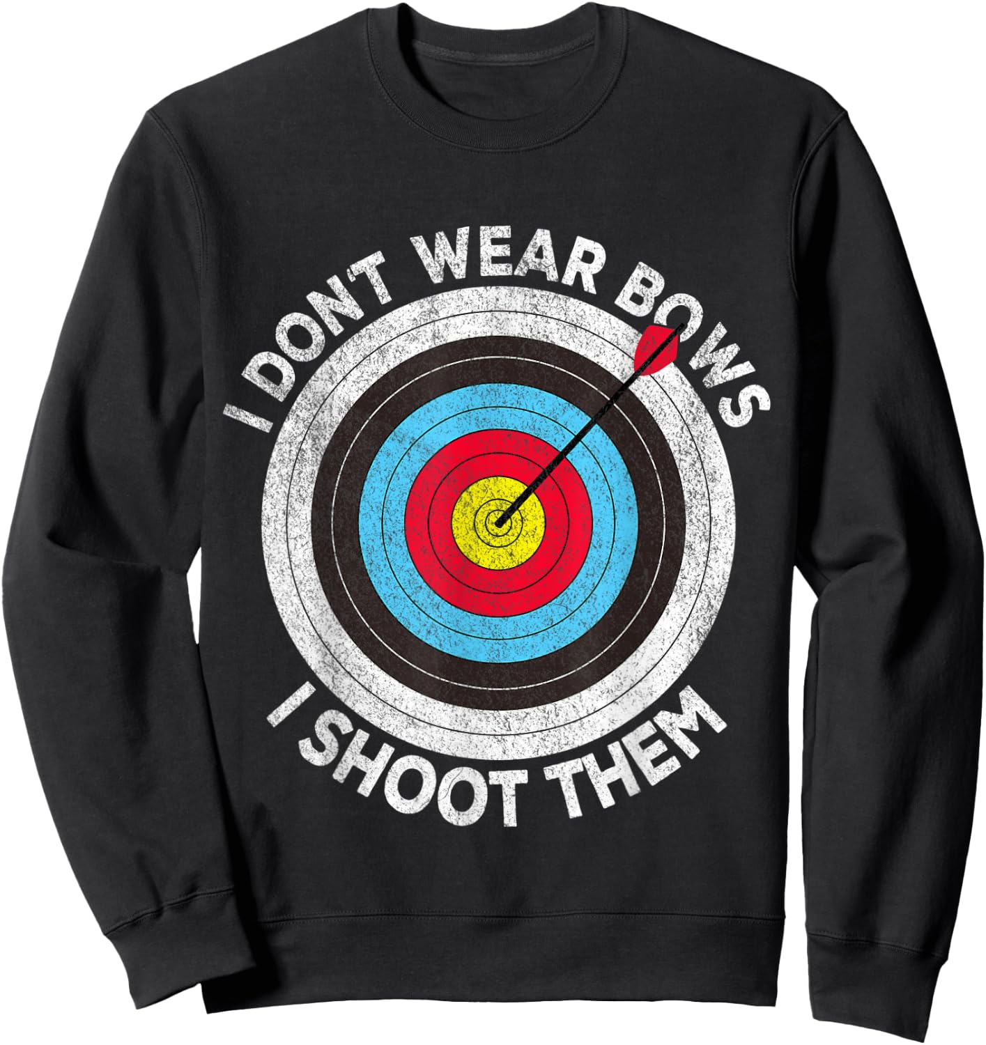 Funny Archery Archer Bow Shooting Bow Hunting For Girls Sweatshirt - Sweatshirt | Black