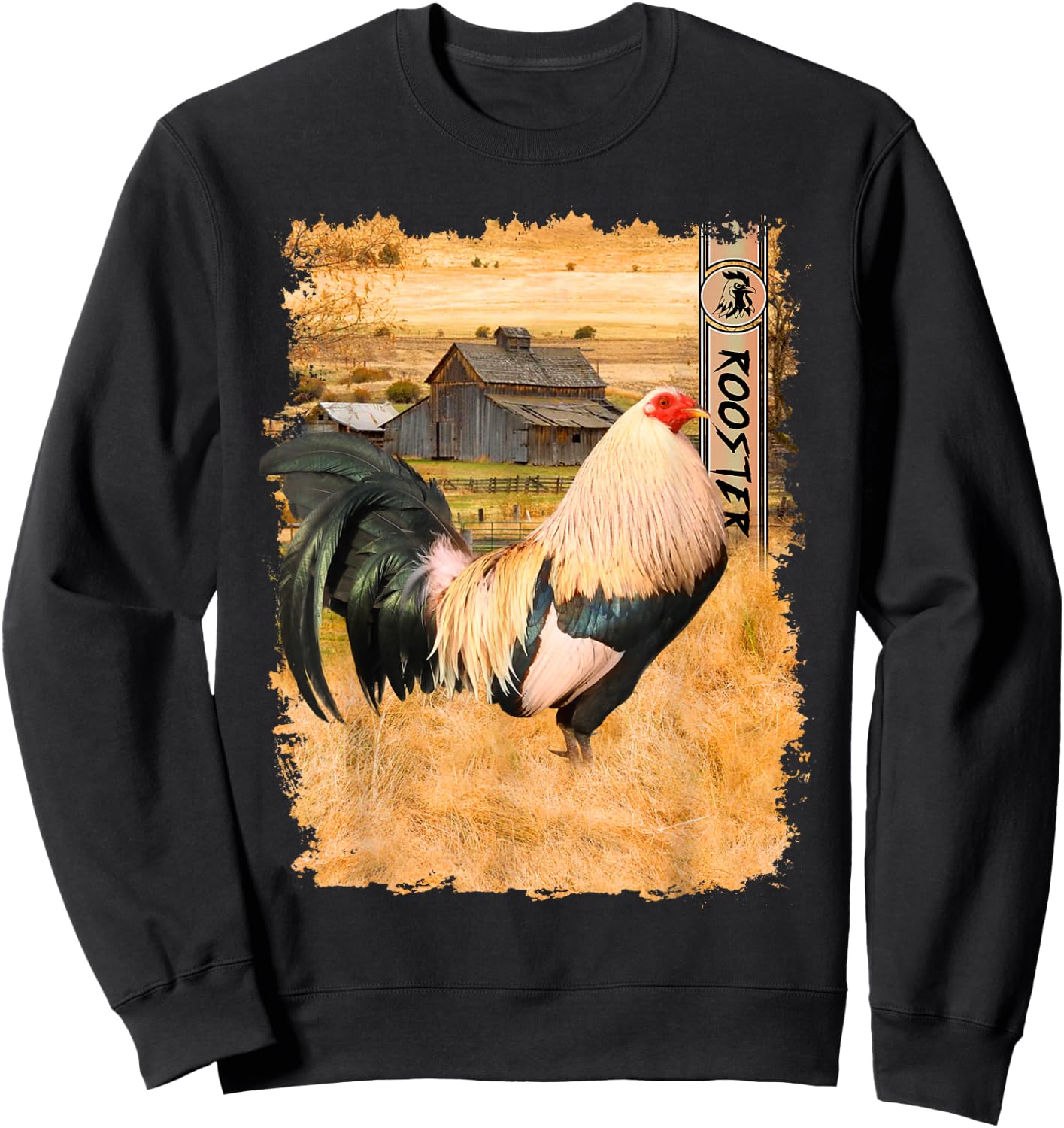 Rooster Cock Fight Enthusiast Small Sweatshirt - Sweatshirt | Black