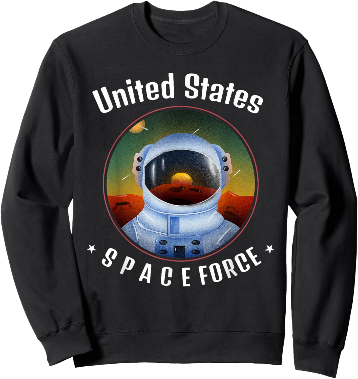 United States Space Force Zero Gravity Sweatshirt - Sweatshirt | Black