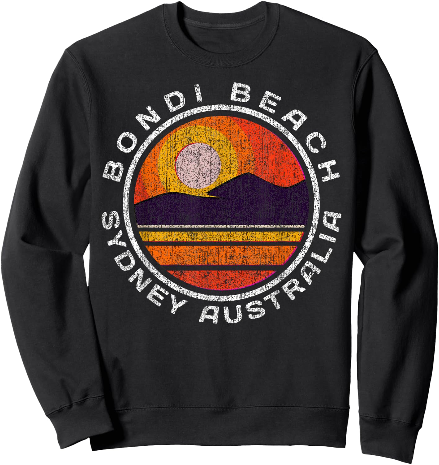 Bondi Beach Retro Shaken Sweatshirt - Sweatshirt | Black