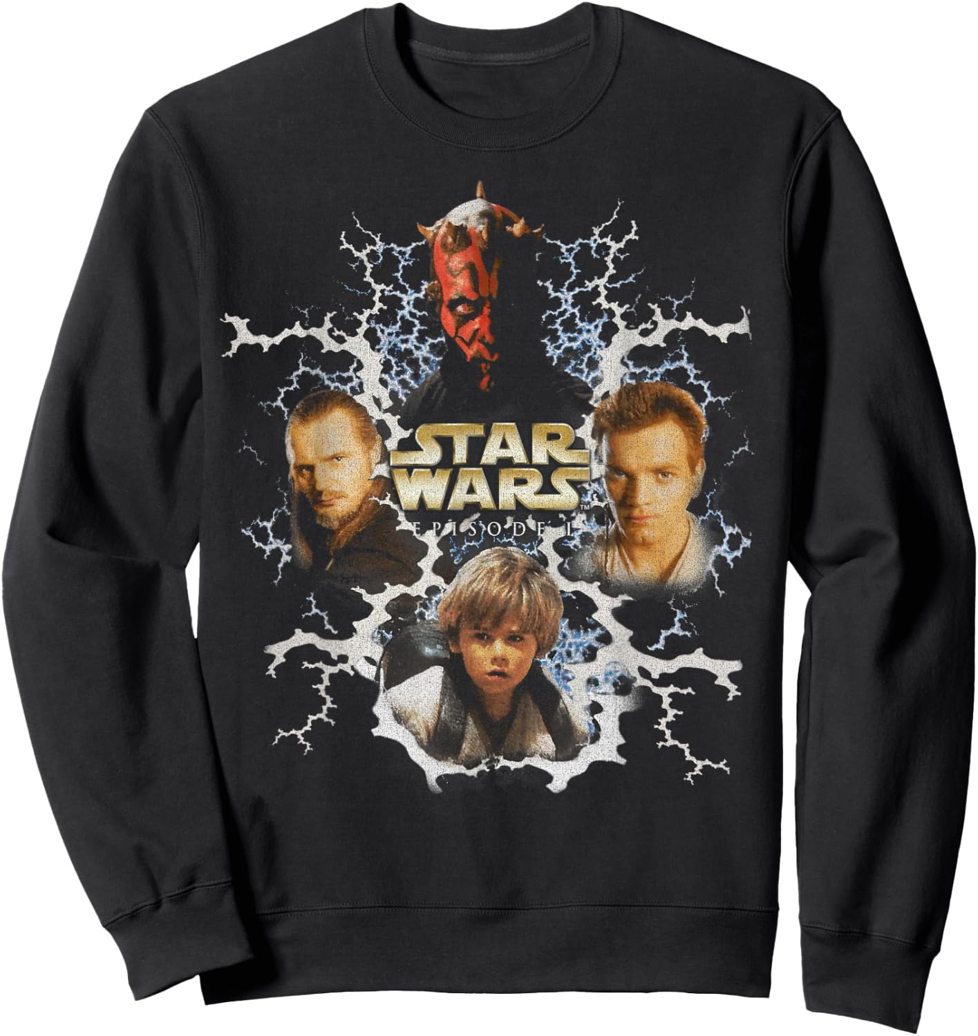 Star Wars Darth Maul Vintage Portrait Sweatshirt - Sweatshirt | Black