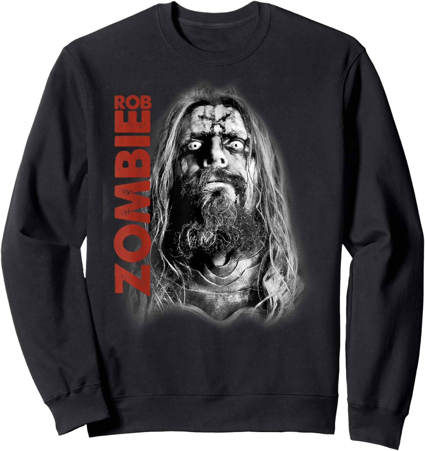 Rob Zombie – Unmasked Face Sweatshirt - Sweatshirt | Black