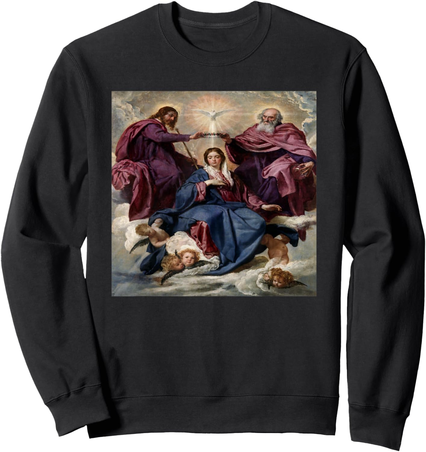 Coronation Of The Virgin Mary Sweatshirt - Sweatshirt | Black