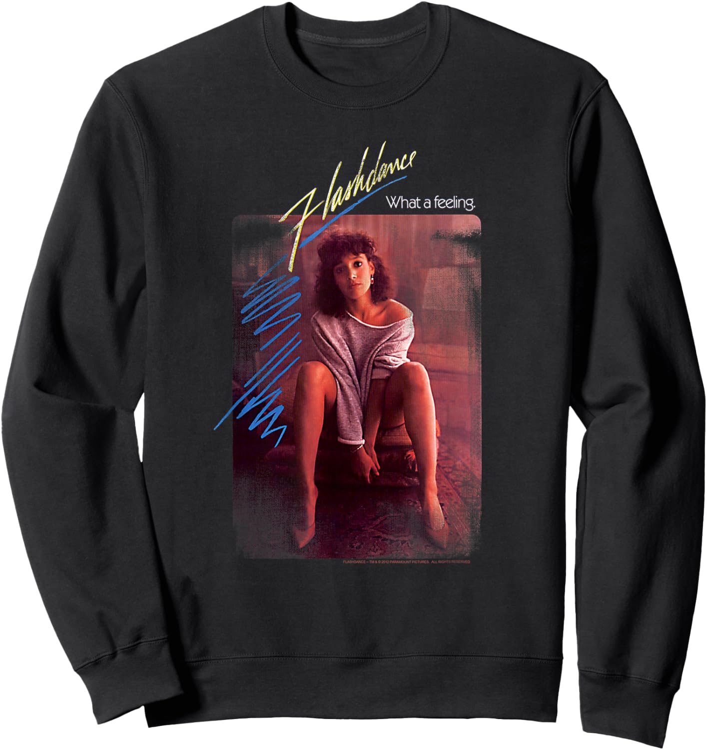 Flashdance Title Sweatshirt - Sweatshirt | Black