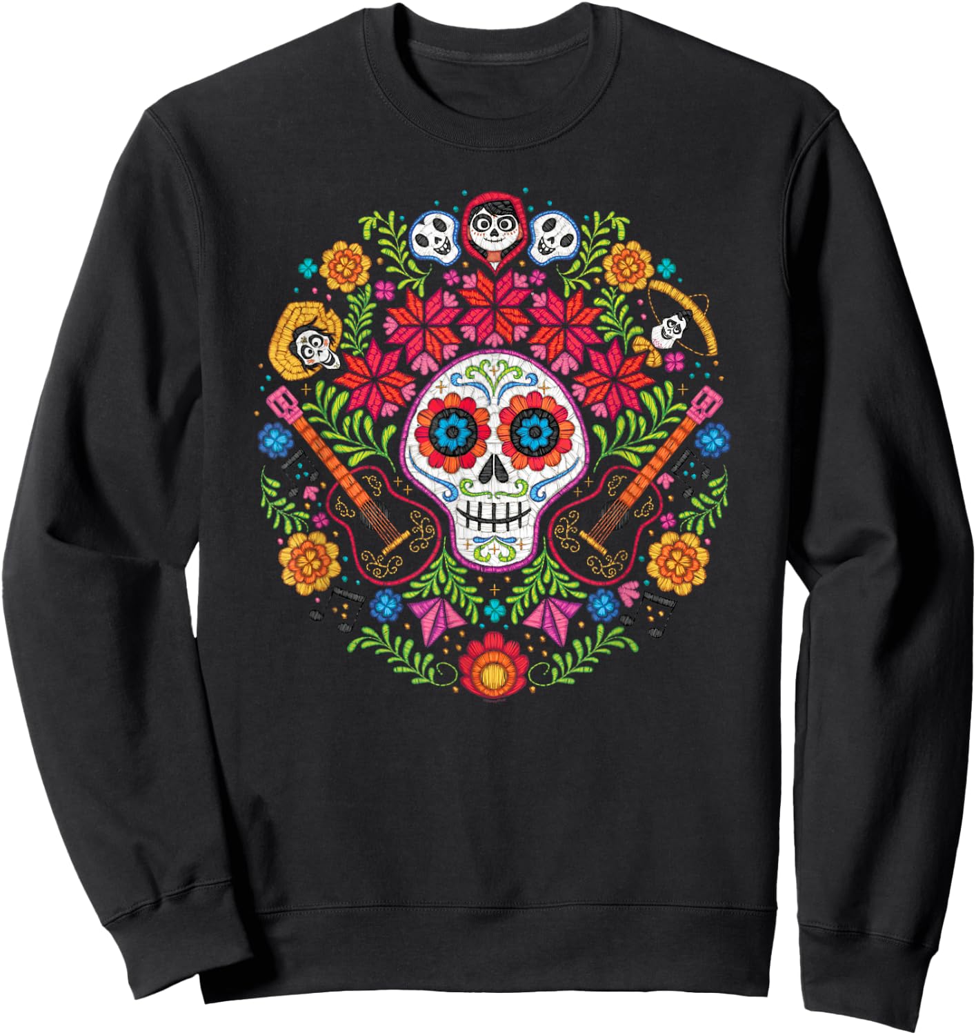 Disney Pixar Coco Land of The Dead Sweatshirt - Sweatshirt | Black