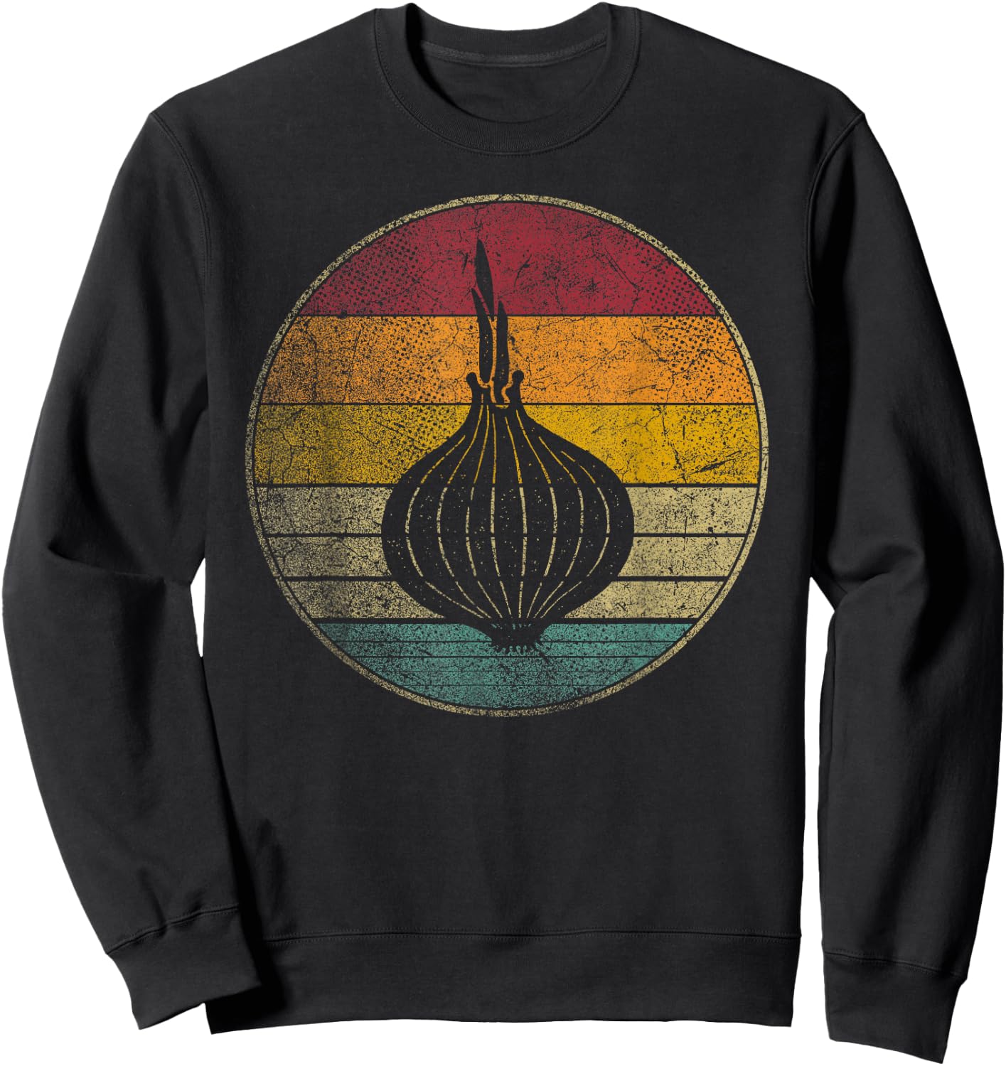 Onion Vegetable Cook Chef Farm Farmer Garden Food Plant Gift Sweatshirt - Sweatshirt | Black