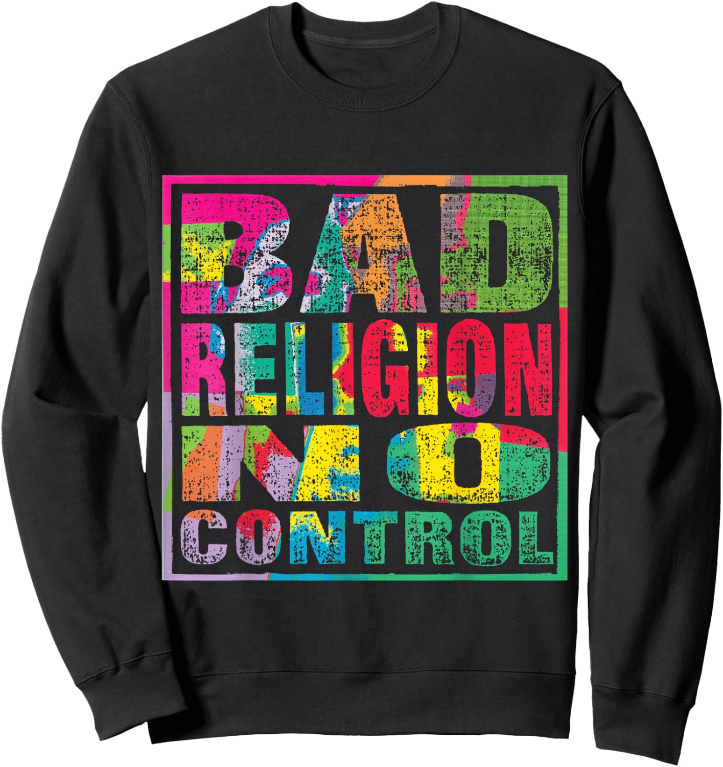 Bad Religion - Official Merchandise - No Control Small Sweatshirt - Sweatshirt | Black