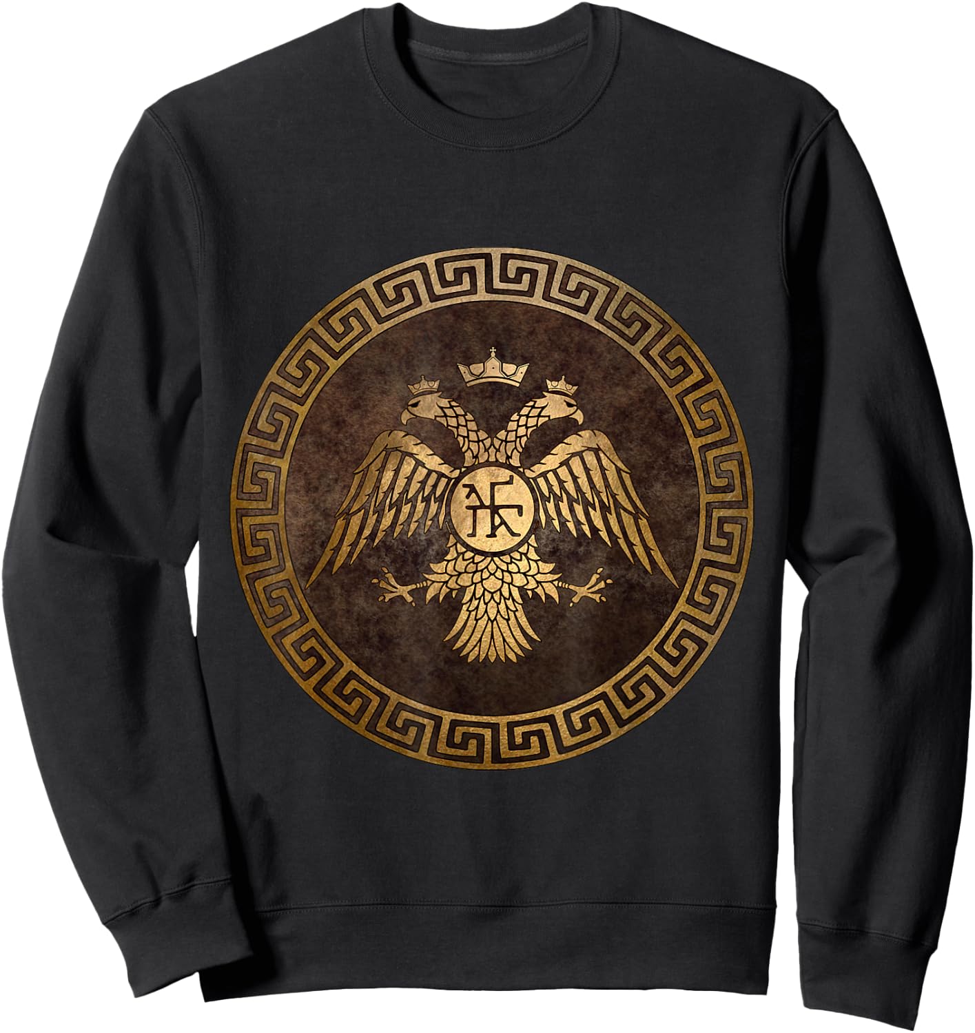 Byzantine Empire Symbol of Constantinople and the Emperor Sweatshirt - Sweatshirt | Black