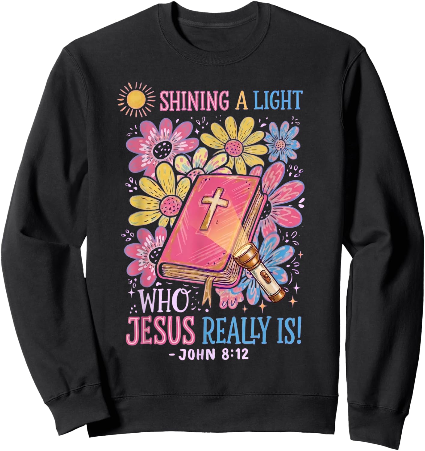 Jesus Light of The World Illumination Station VBS 2026 Sweatshirt - Sweatshirt | Black