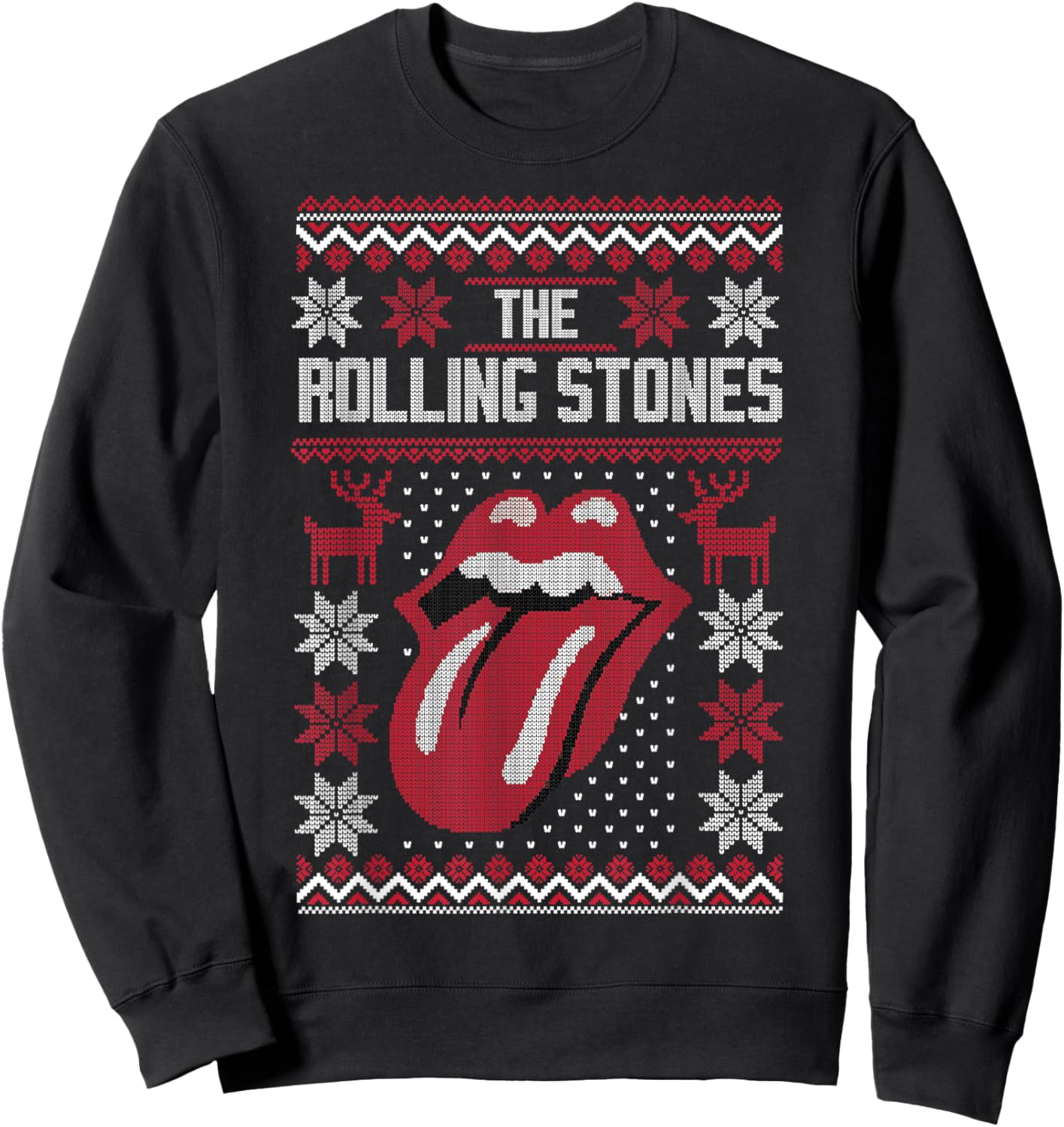Rolling Stones Christmas Sweatshirt - Sweatshirt | Black