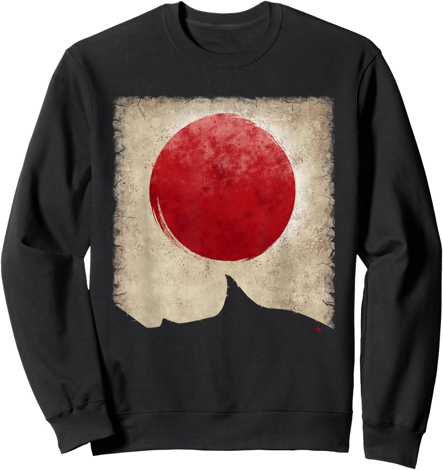 Giant Blacktip Shark Lover Sea Vintage Sunset Fishing Sweatshirt - Sweatshirt | Black