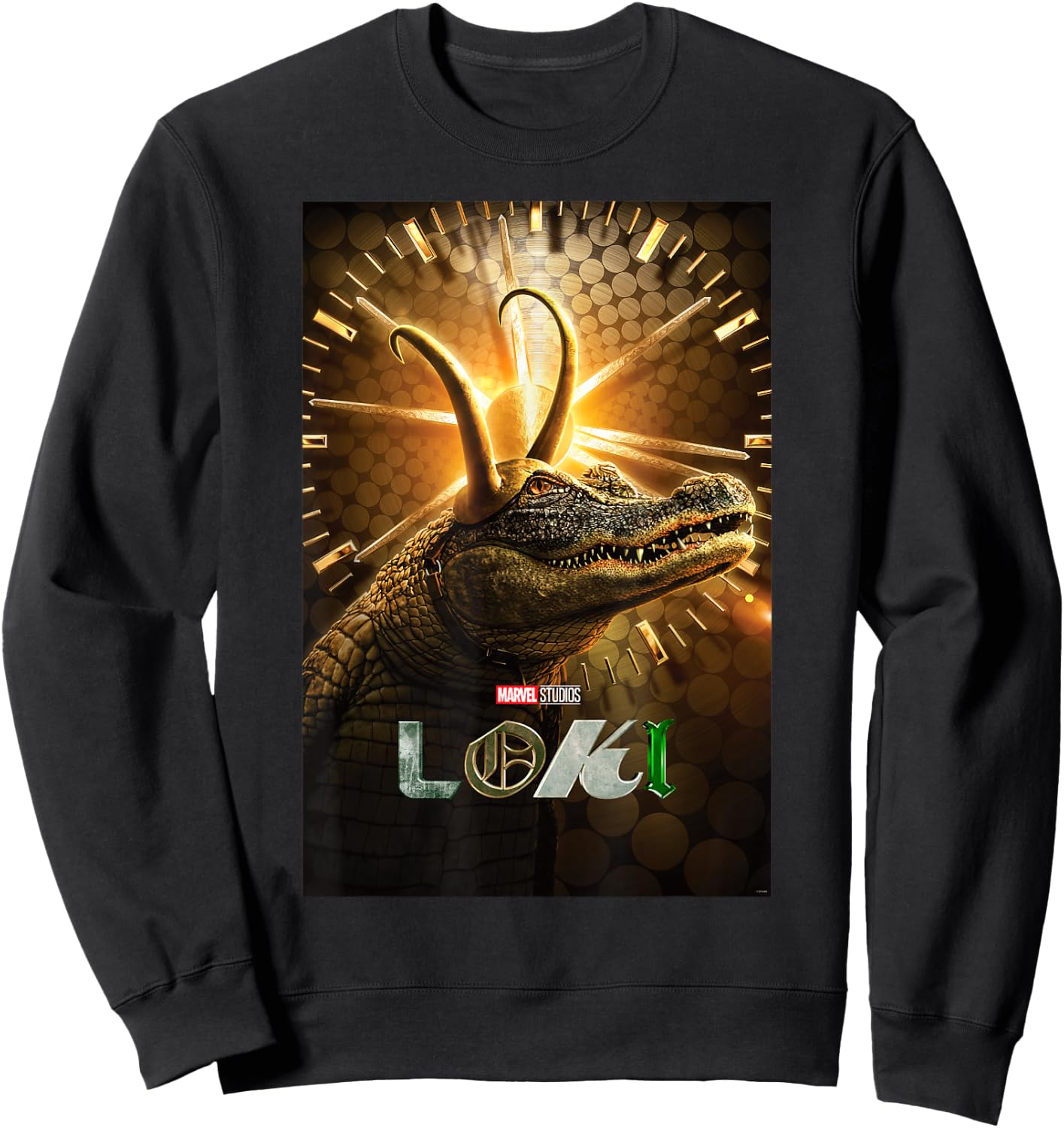 Marvel Loki Alligator Loki Poster Sweatshirt - Sweatshirt | Black