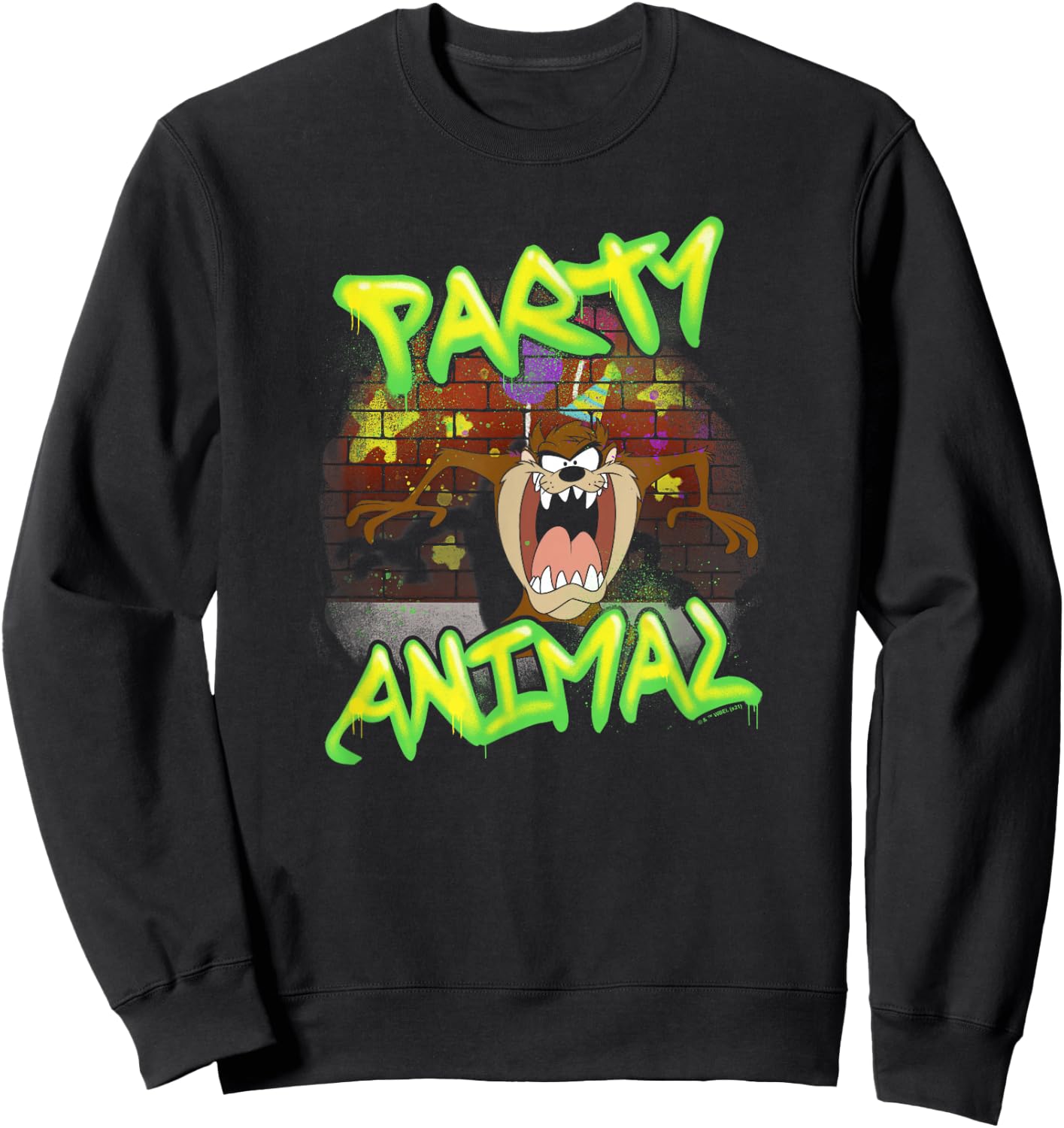Looney Tunes Birthday Party Taz Sweatshirt - Sweatshirt | Black