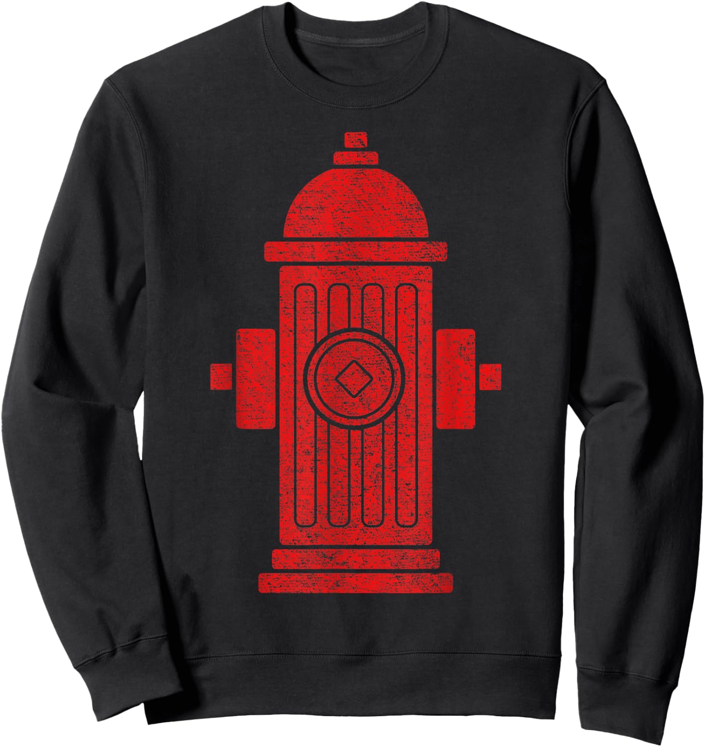 Fire Hydrant Halloween Costume Pretend I'm a Fire Hydrant Sweatshirt - Sweatshirt | Black