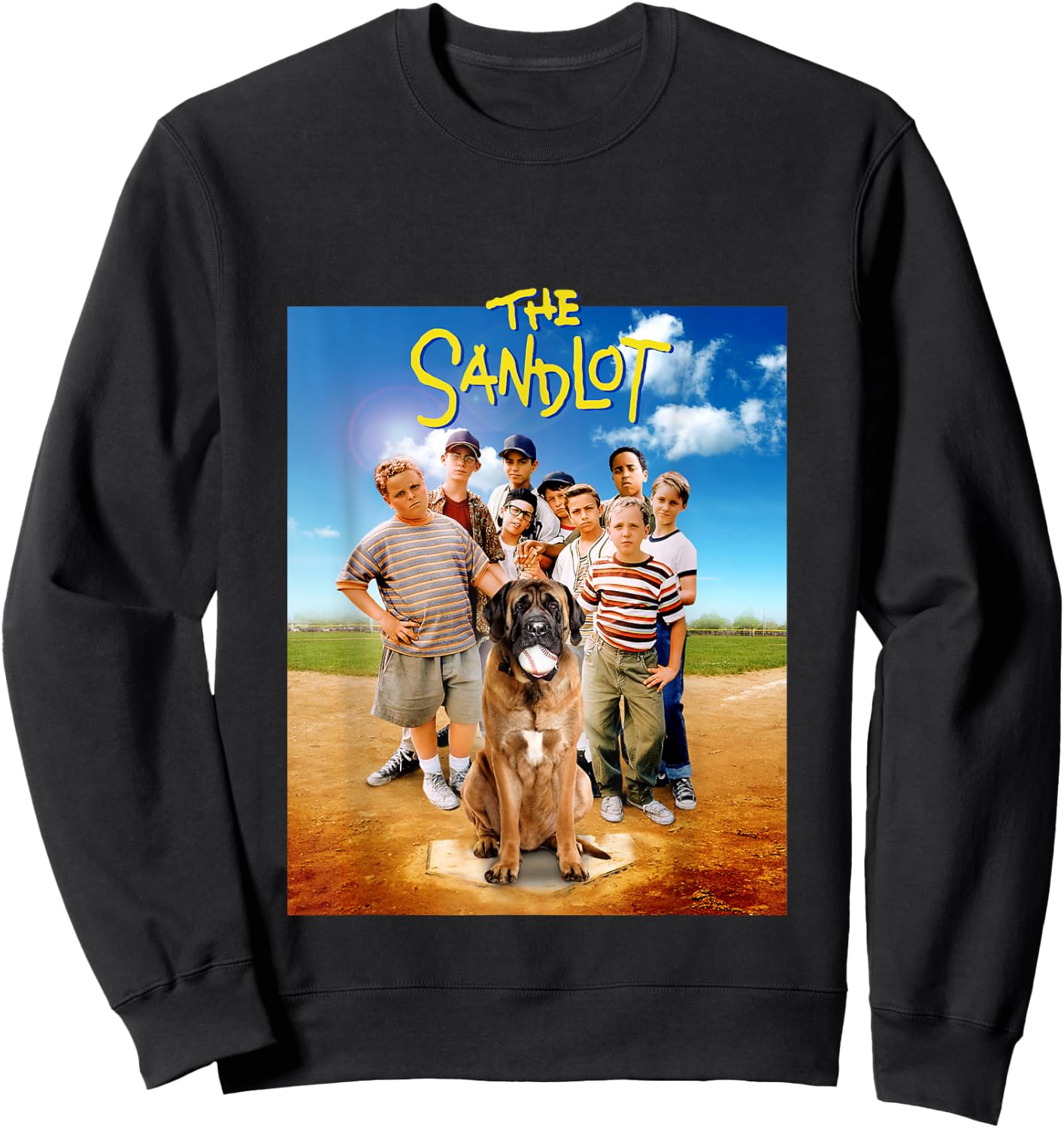 The Sandlot Movie Poster 90s Sweatshirt - Sweatshirt | Black
