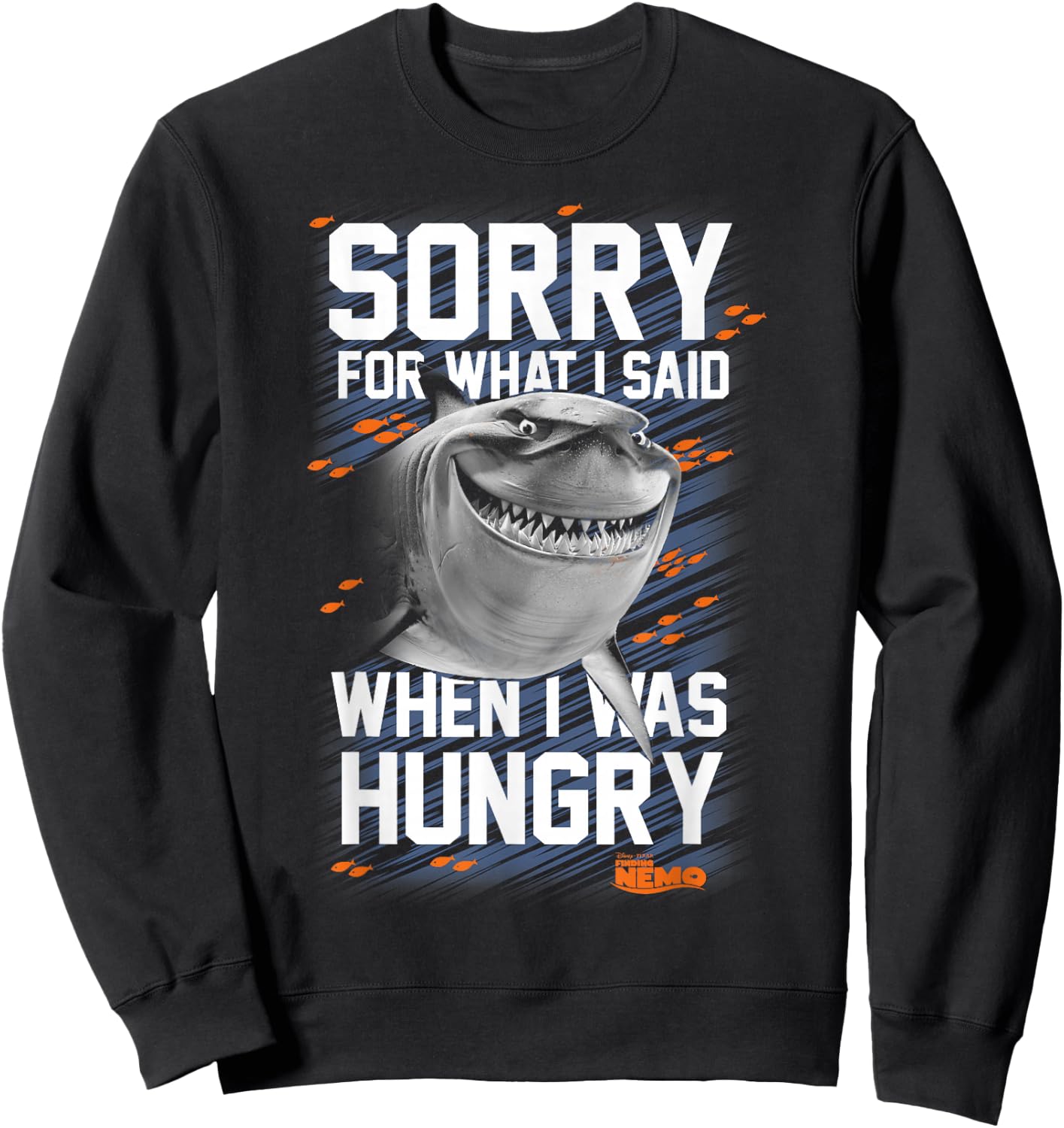 Disney Pixar Finding Nemo Bruce Sorry for What I Said Sweatshirt - Sweatshirt | Black