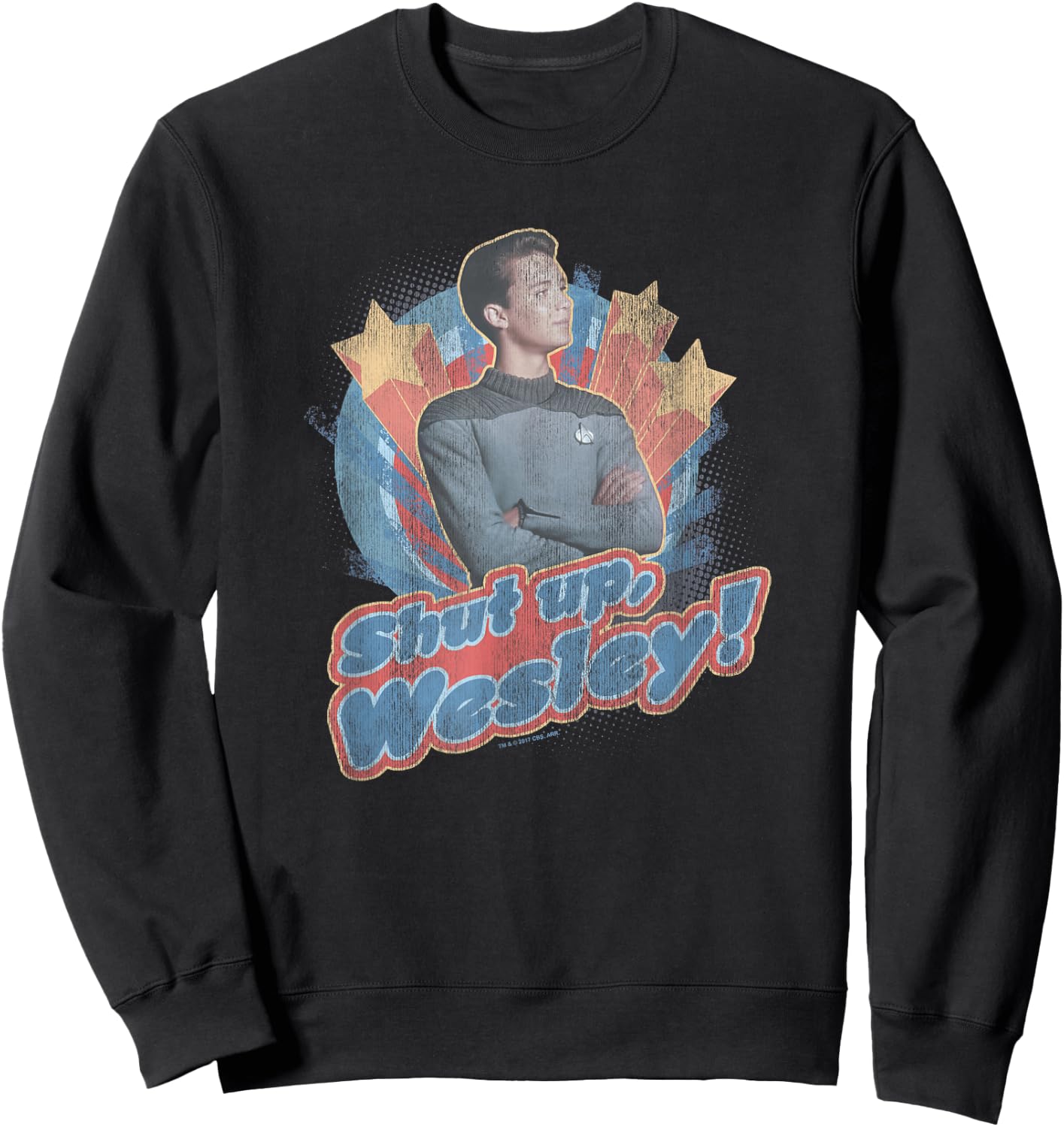 Star Trek Shut Up Wesley Sweatshirt - Sweatshirt | Black
