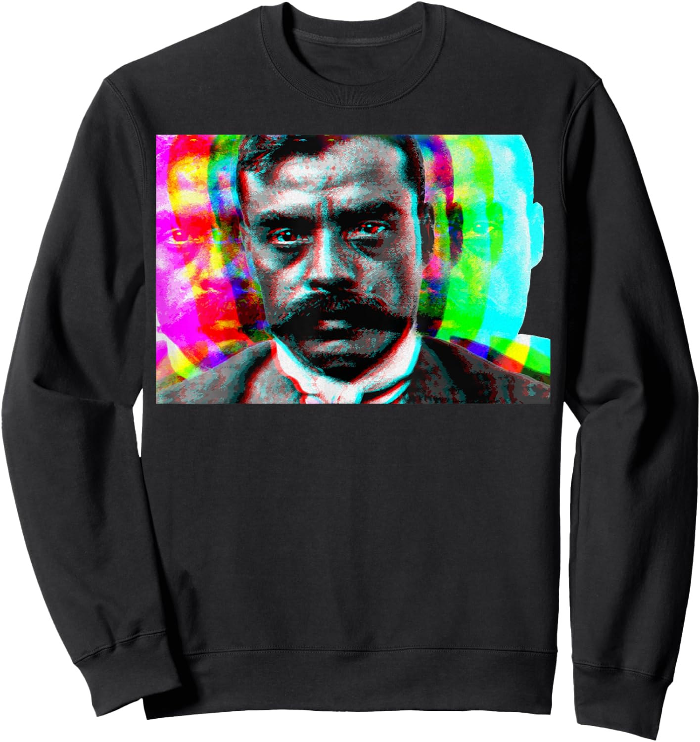 Emiliano Zapata Mexican Flag La Revolucion Mexicana 3D Sweatshirt - Sweatshirt | Black