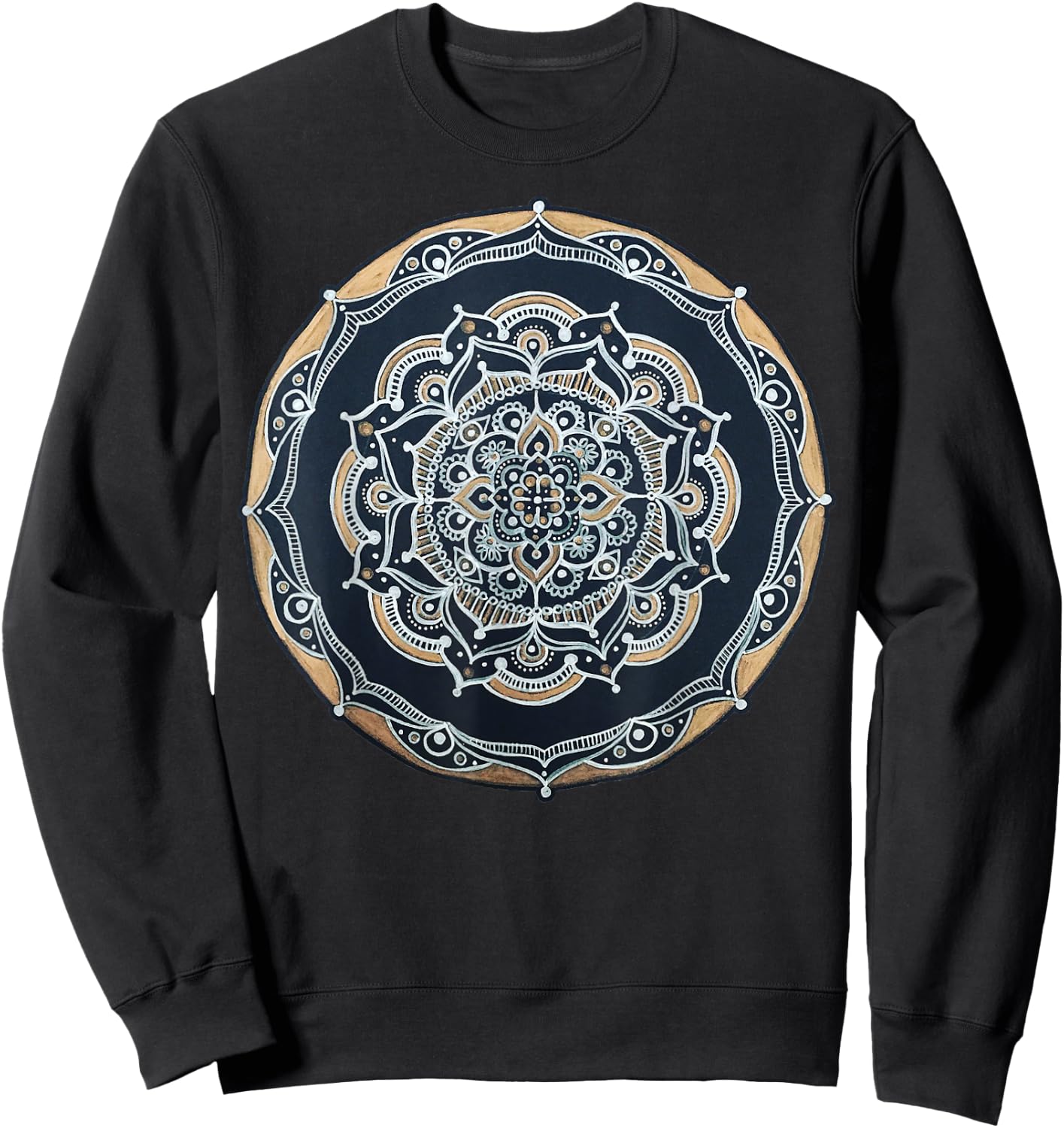 Sacred Fractal Geometry Art To Spread Good Vibe Sweatshirt - Sweatshirt | Black