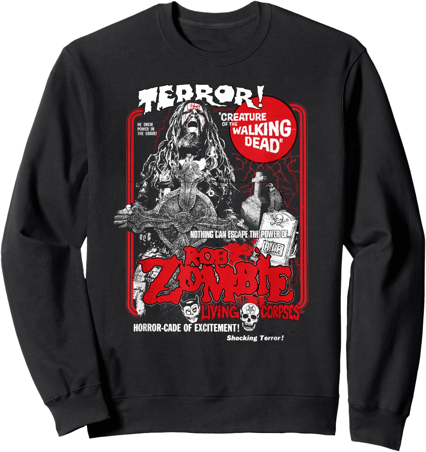 Rob Zombie – Creature Of The Walking Dead Sweatshirt - Sweatshirt | Black