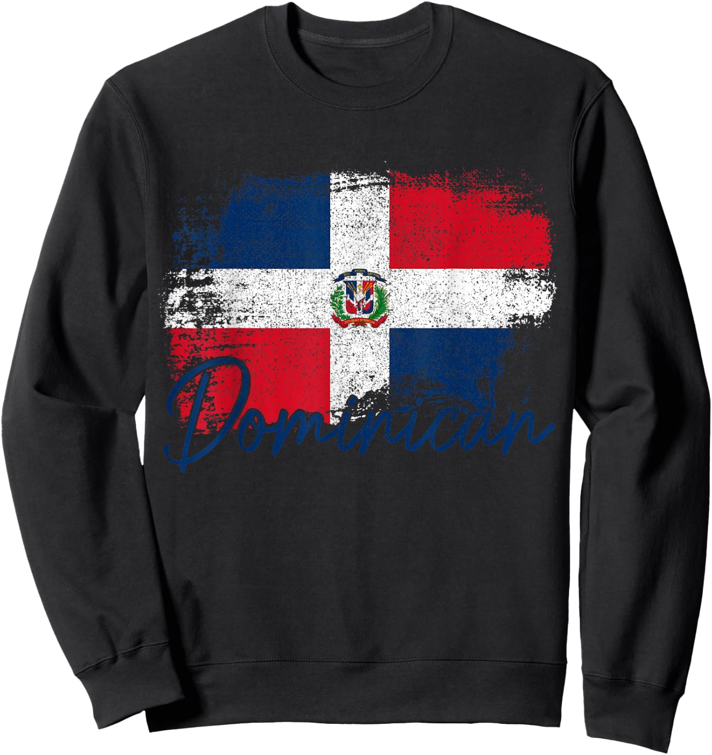 Dominican Republic Flag Dominican Roots Sweatshirt - Sweatshirt | Black