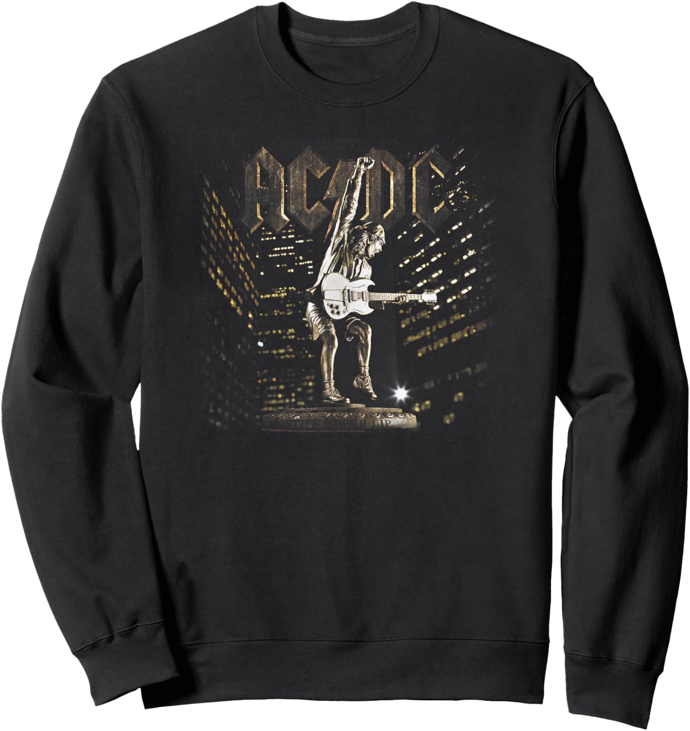 AC/DC - Stiff Upper Lip Album Artwork Sweatshirt - Sweatshirt | Black