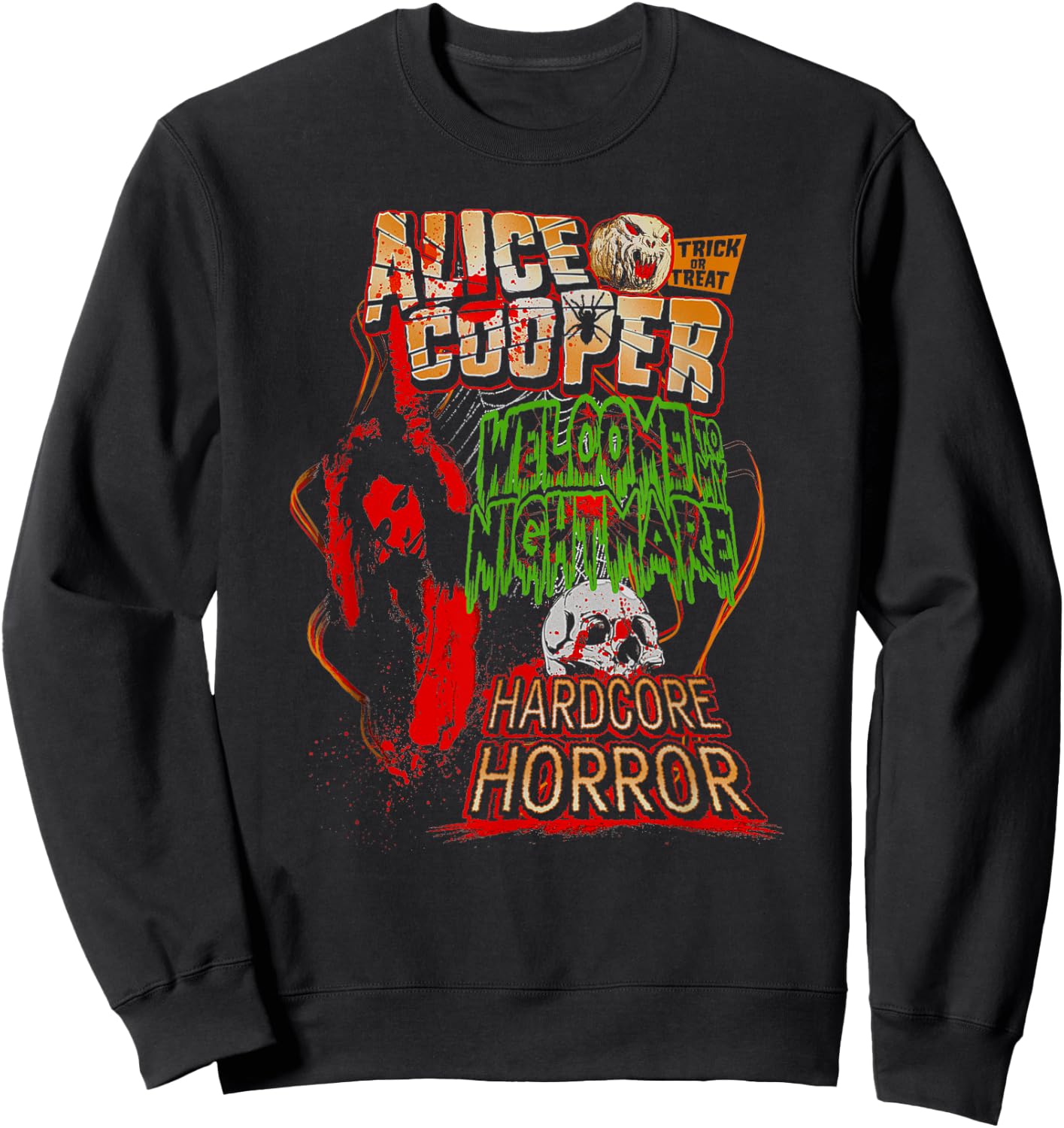 Alice Cooper – Hardcore Halloween Sweatshirt - Sweatshirt | Black